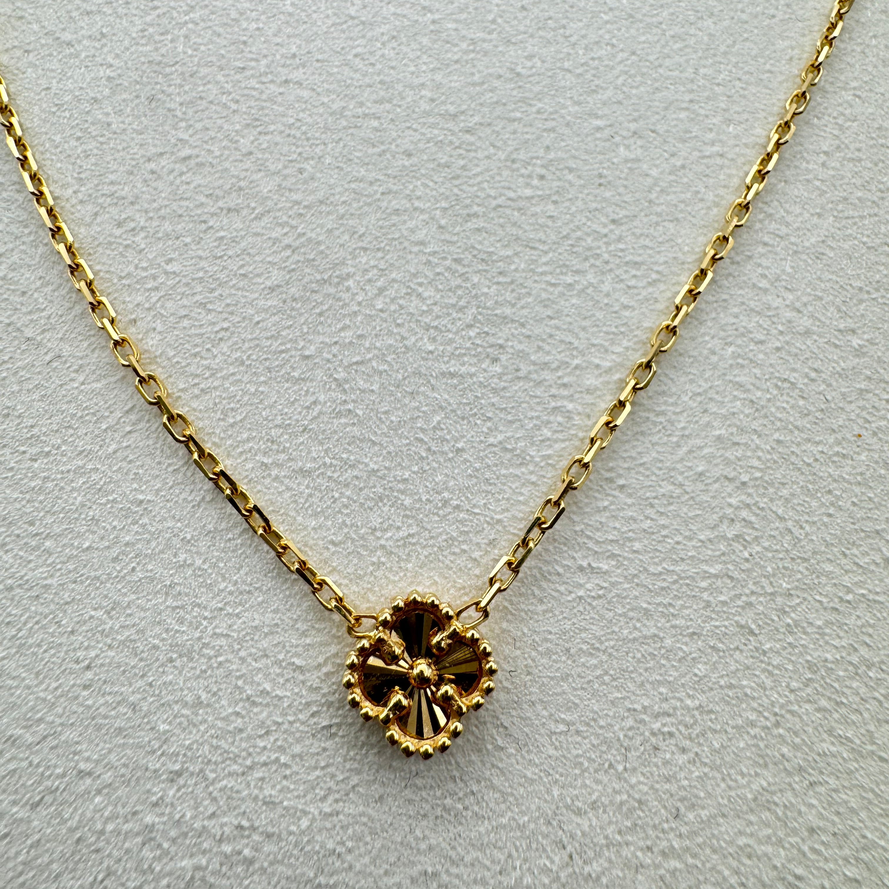 Golden Clover Chain 18k
