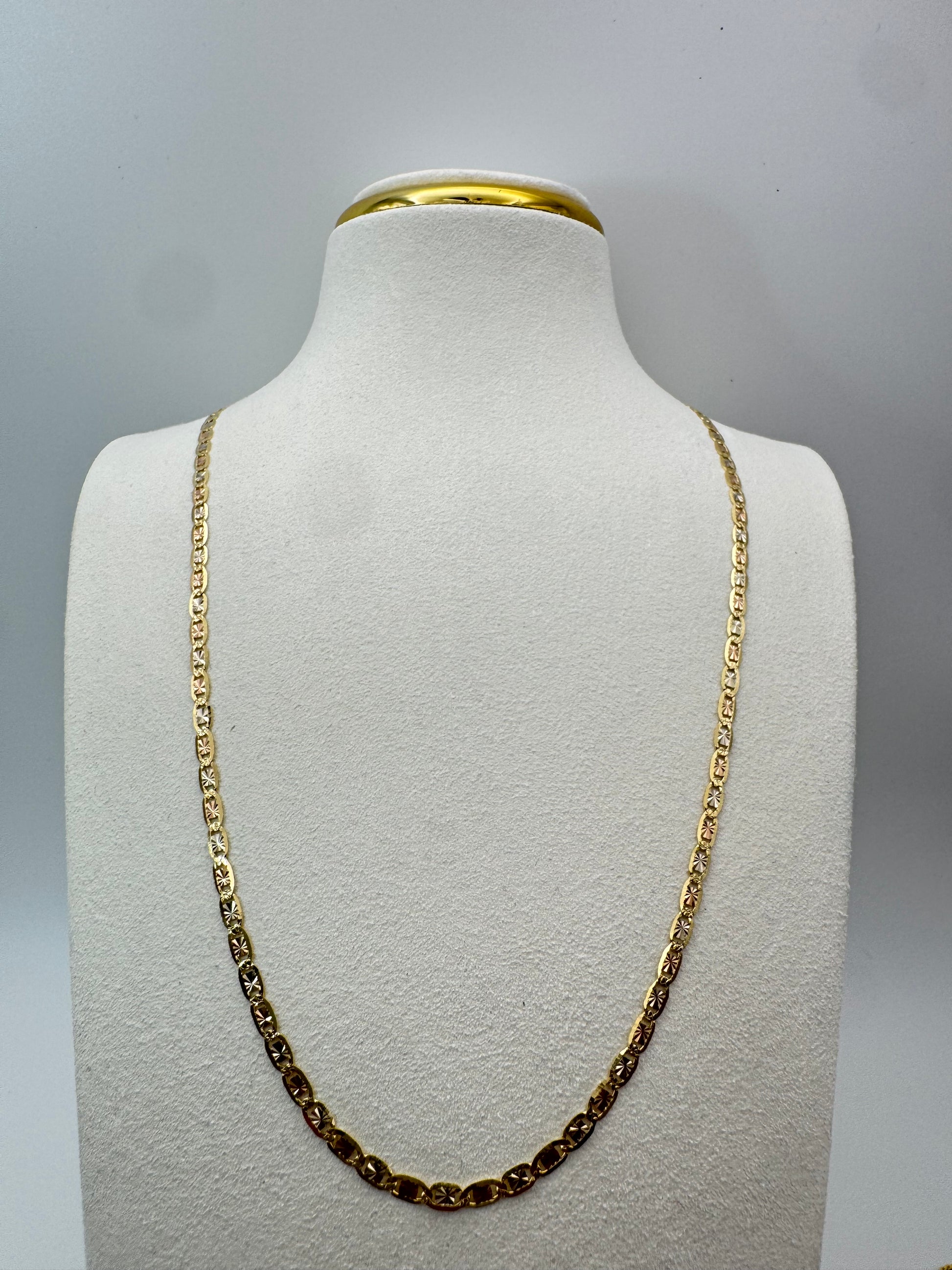 Diamond Chain Three Colors 18k