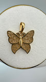 Butterfly-Shaped Charm 18k