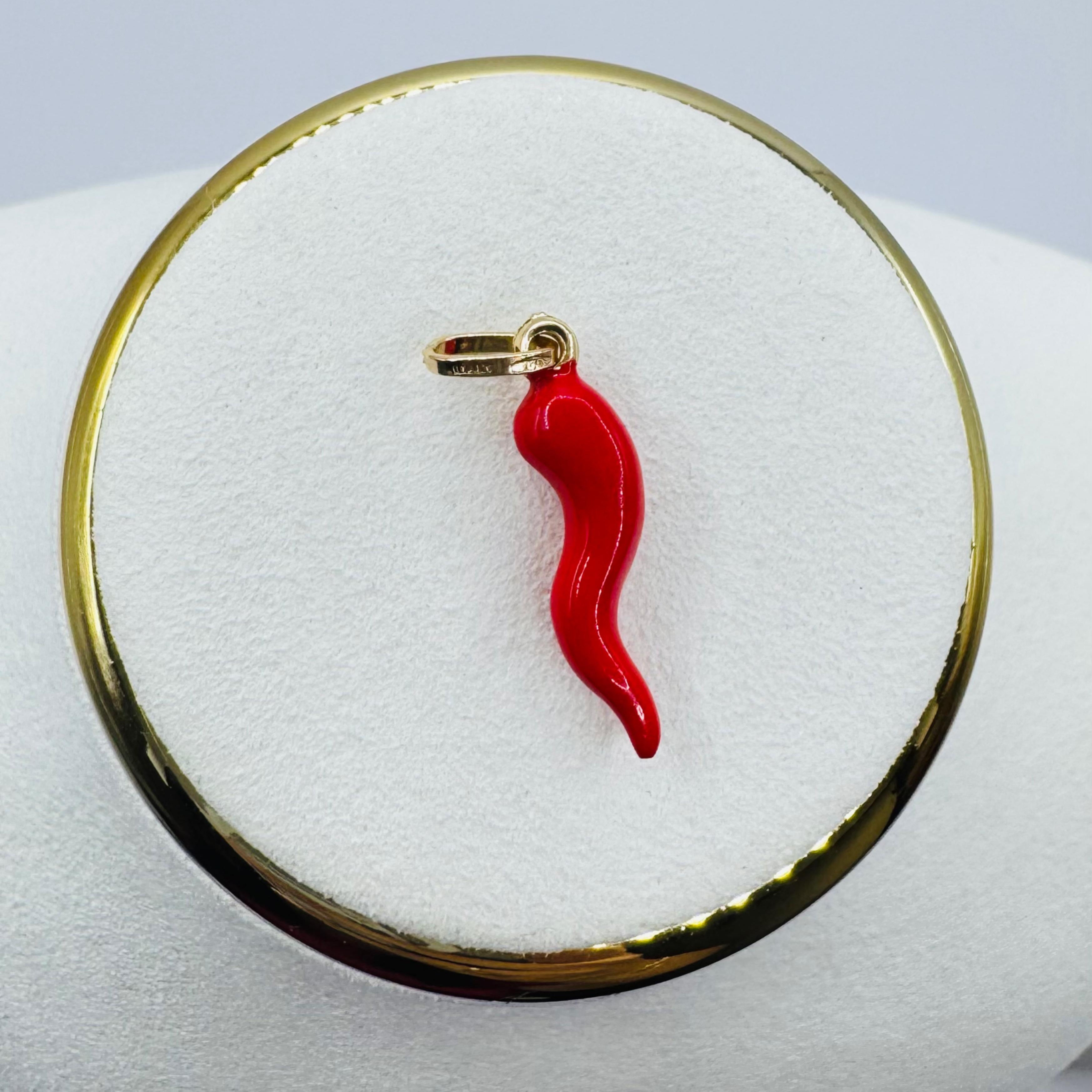 Cornicello Lucky Horn Char