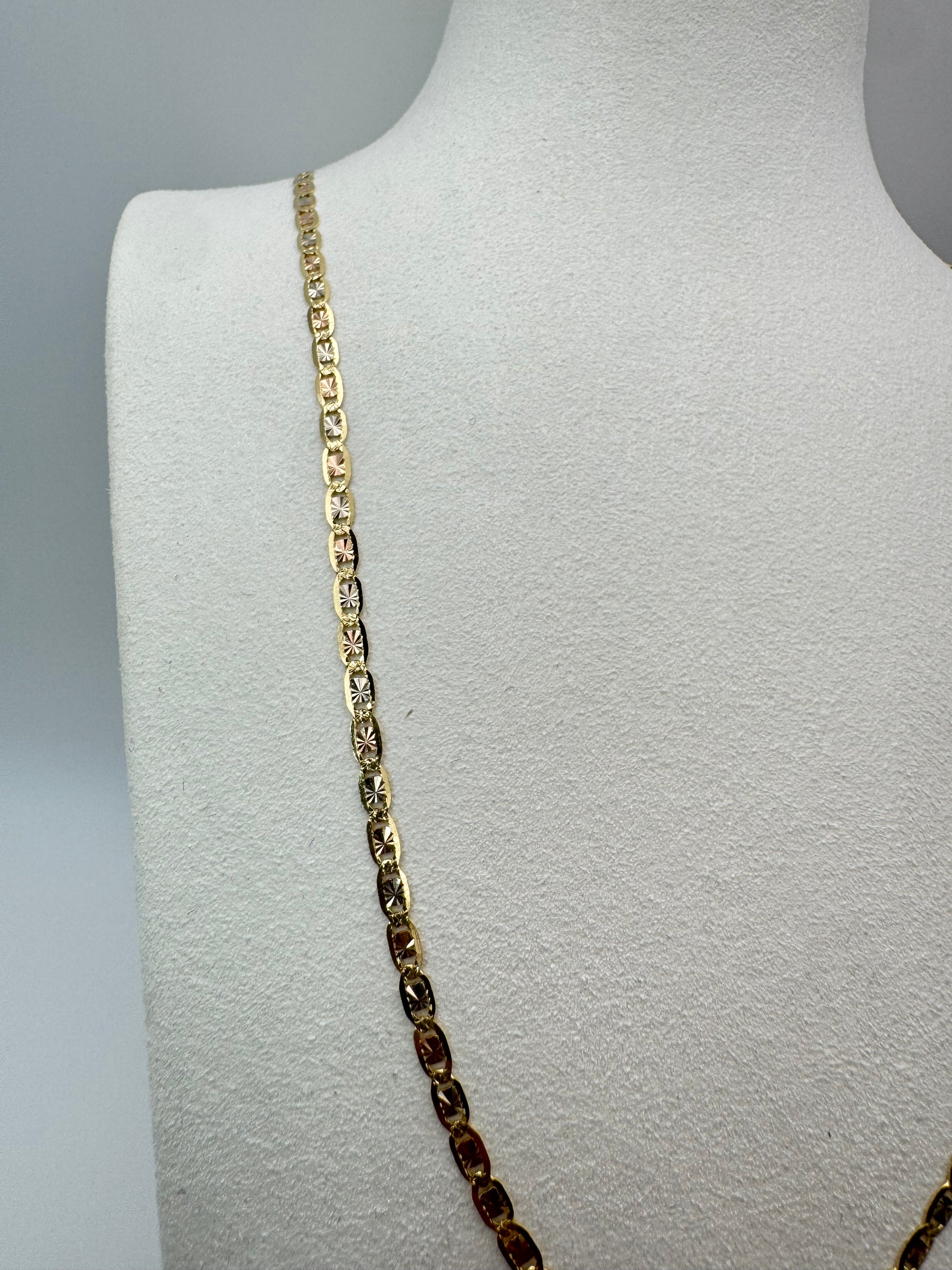 Diamond Chain Three Colors 18k
