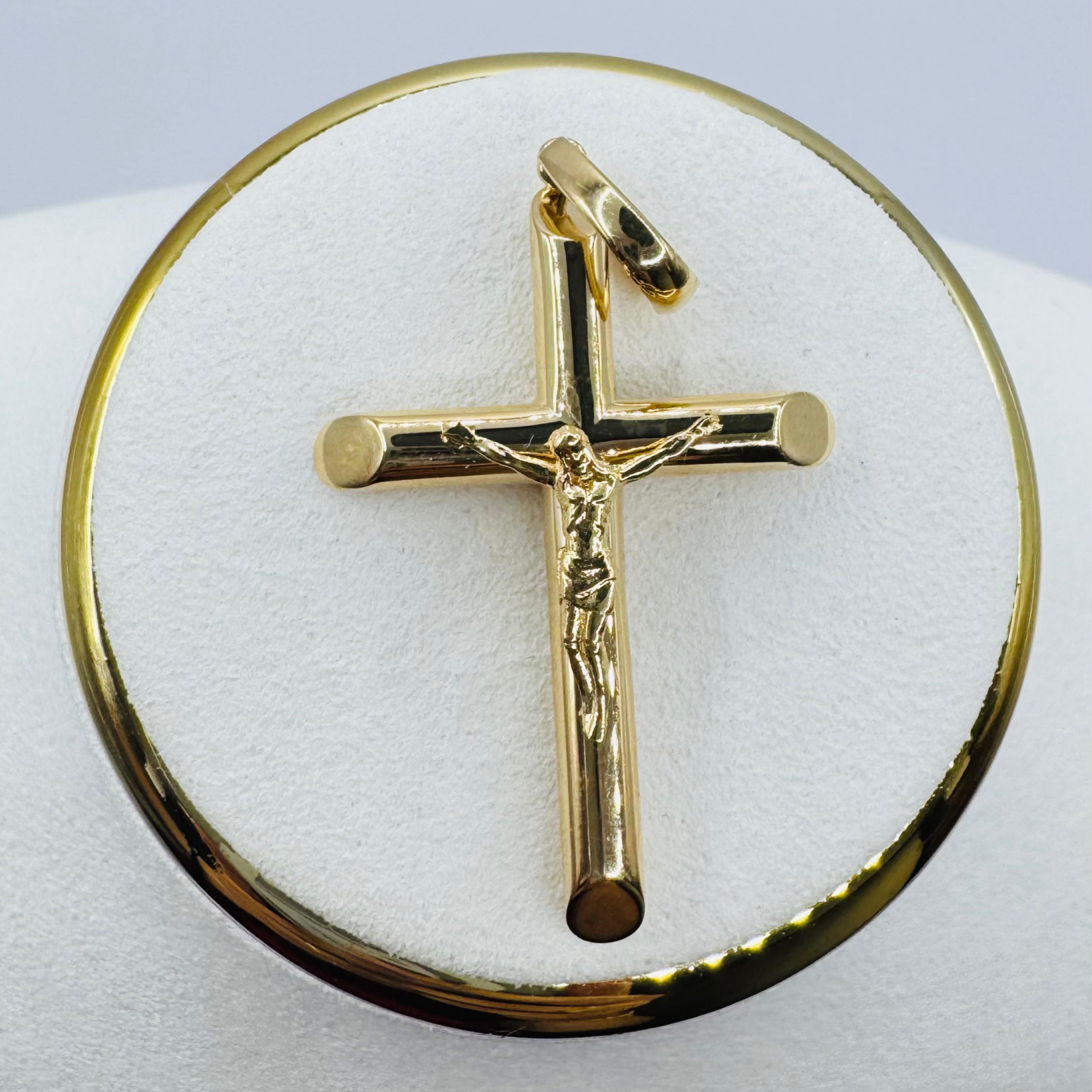 INRI Cross Charm 18k