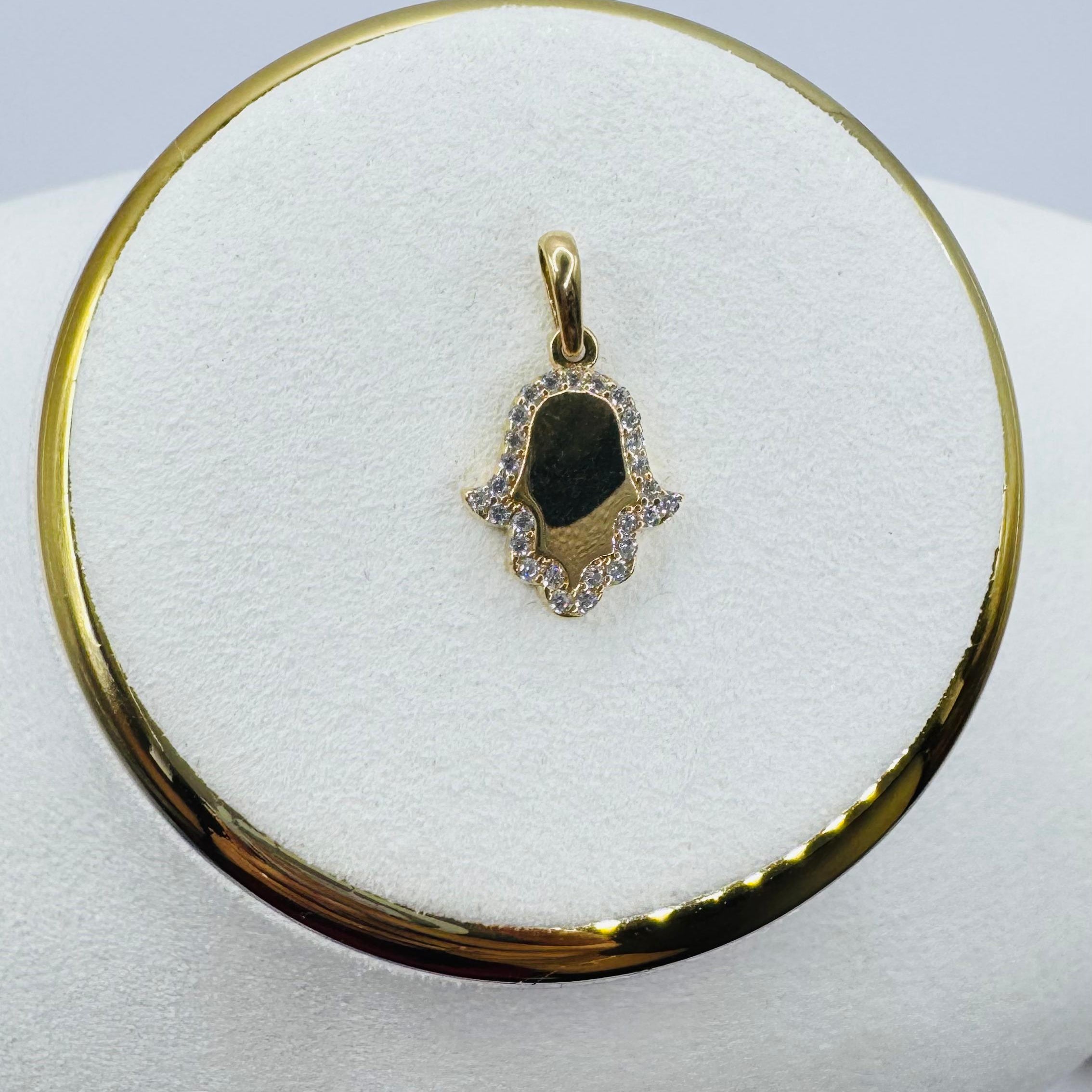 Hand of Fatima Charm 18k