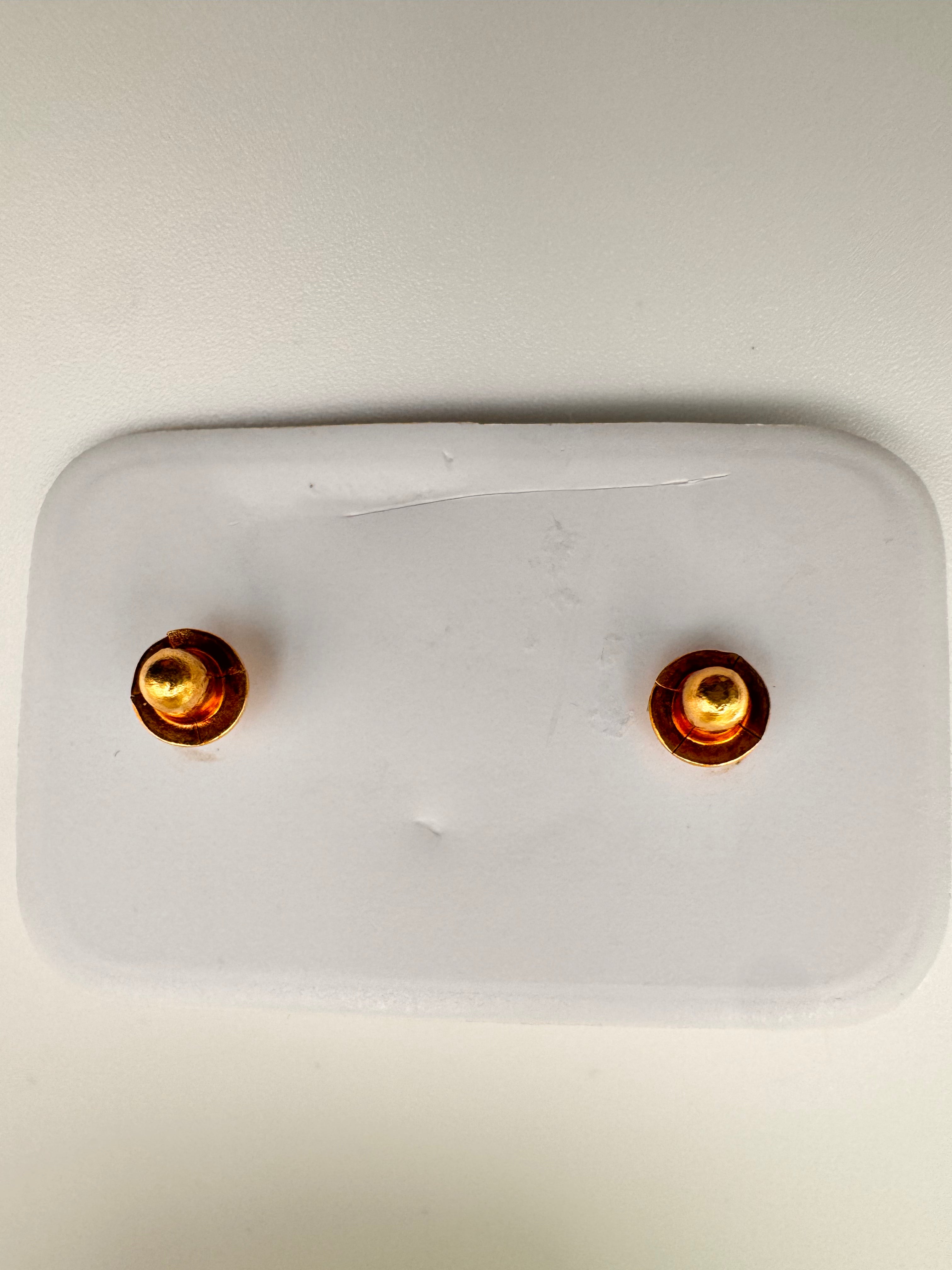 Heart-shaped earrings 18k