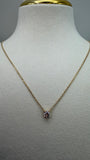 Minimal Solitaire Chain 18k 45cm