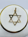 Star of David Charm 18k