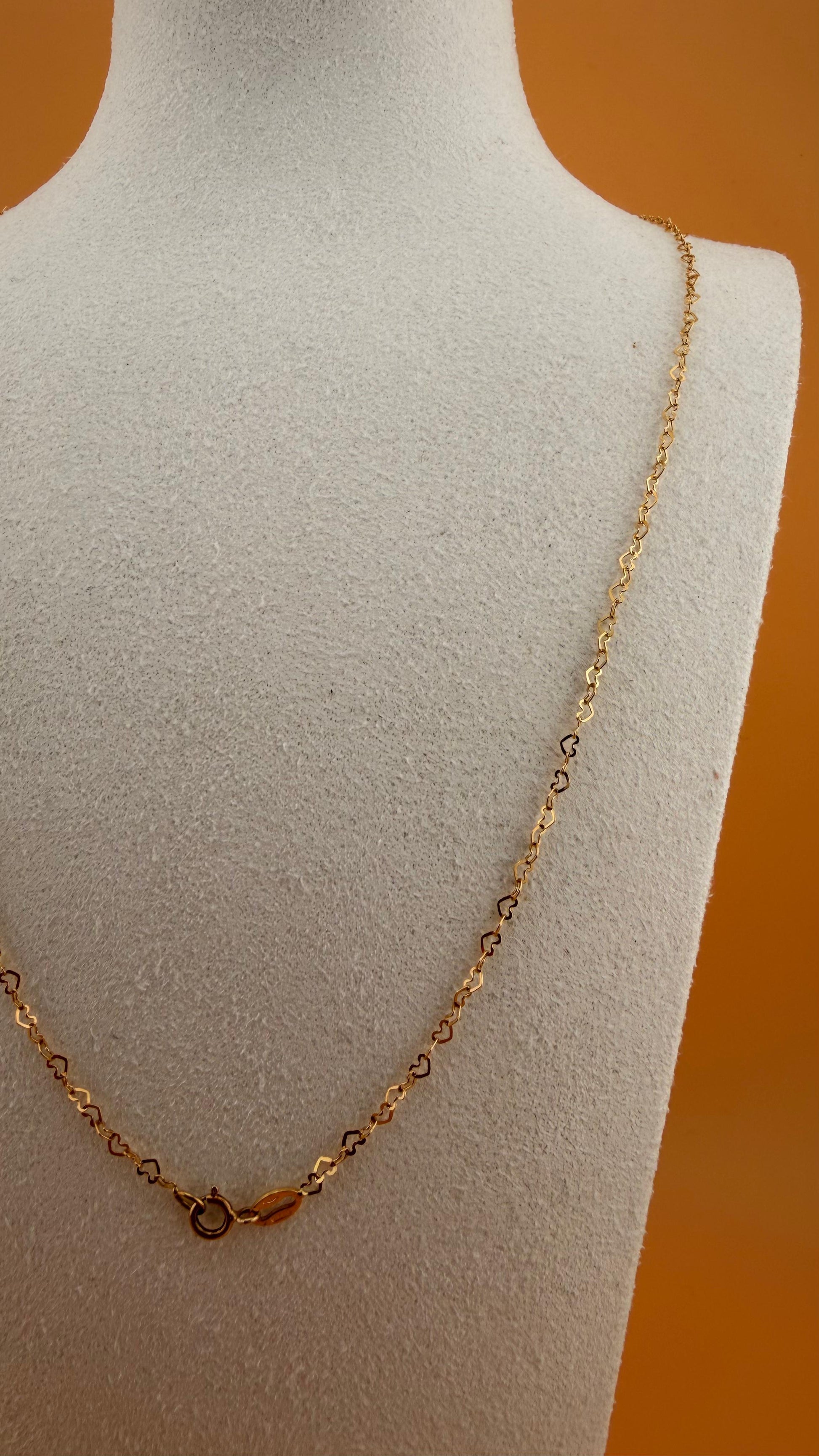 Heart-Link Chain 18k 45cm