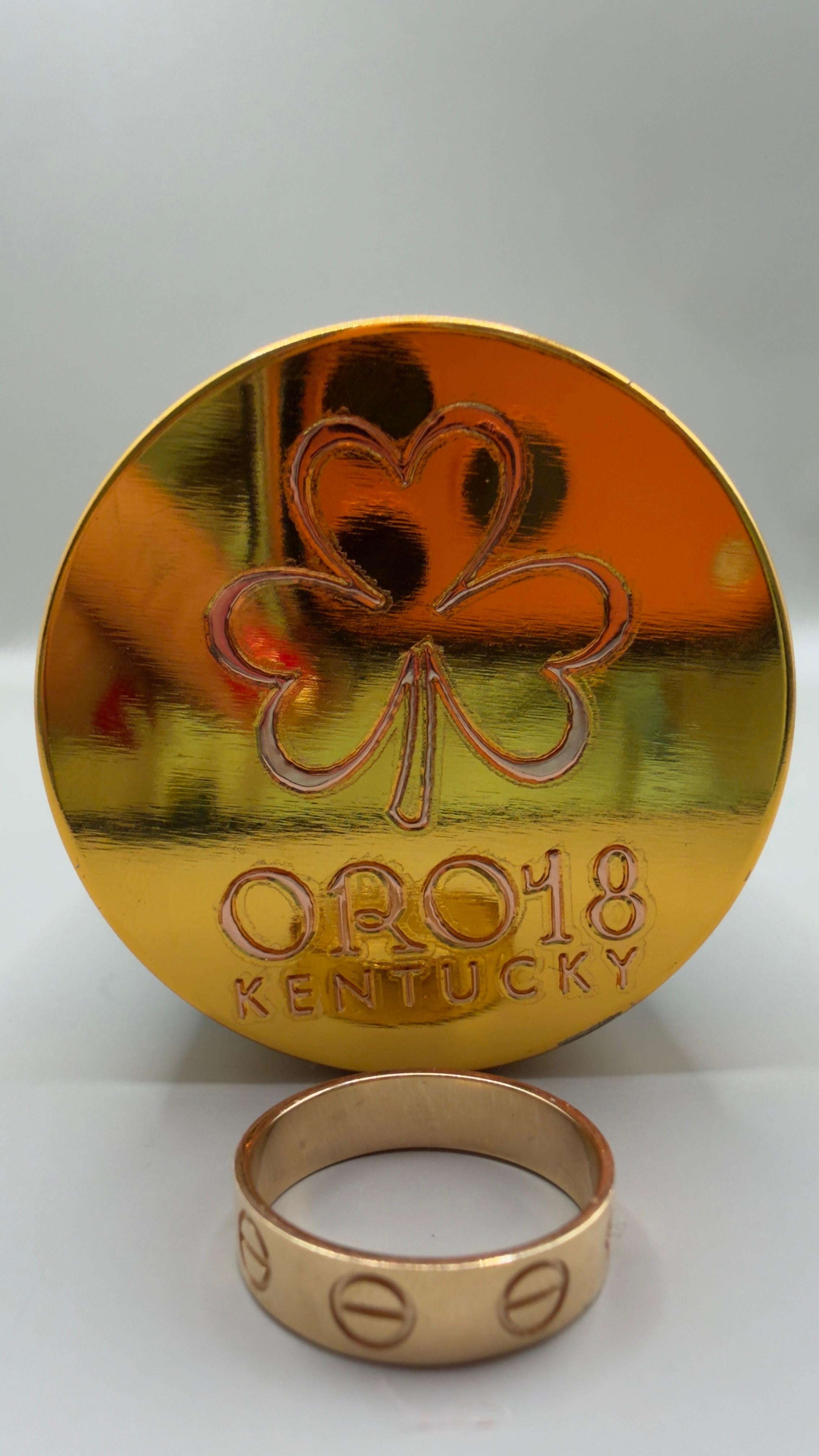 Double-C Ring 18k #7