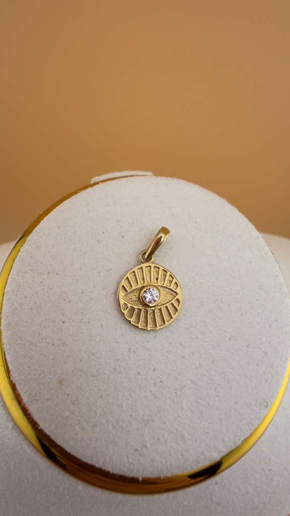 Iris Gold Pendant 18k.