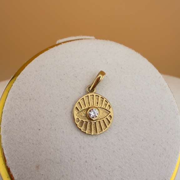 Iris Gold Pendant 18k.