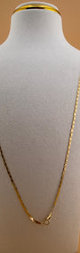 Milano Flat Chain 18k, 60cm.