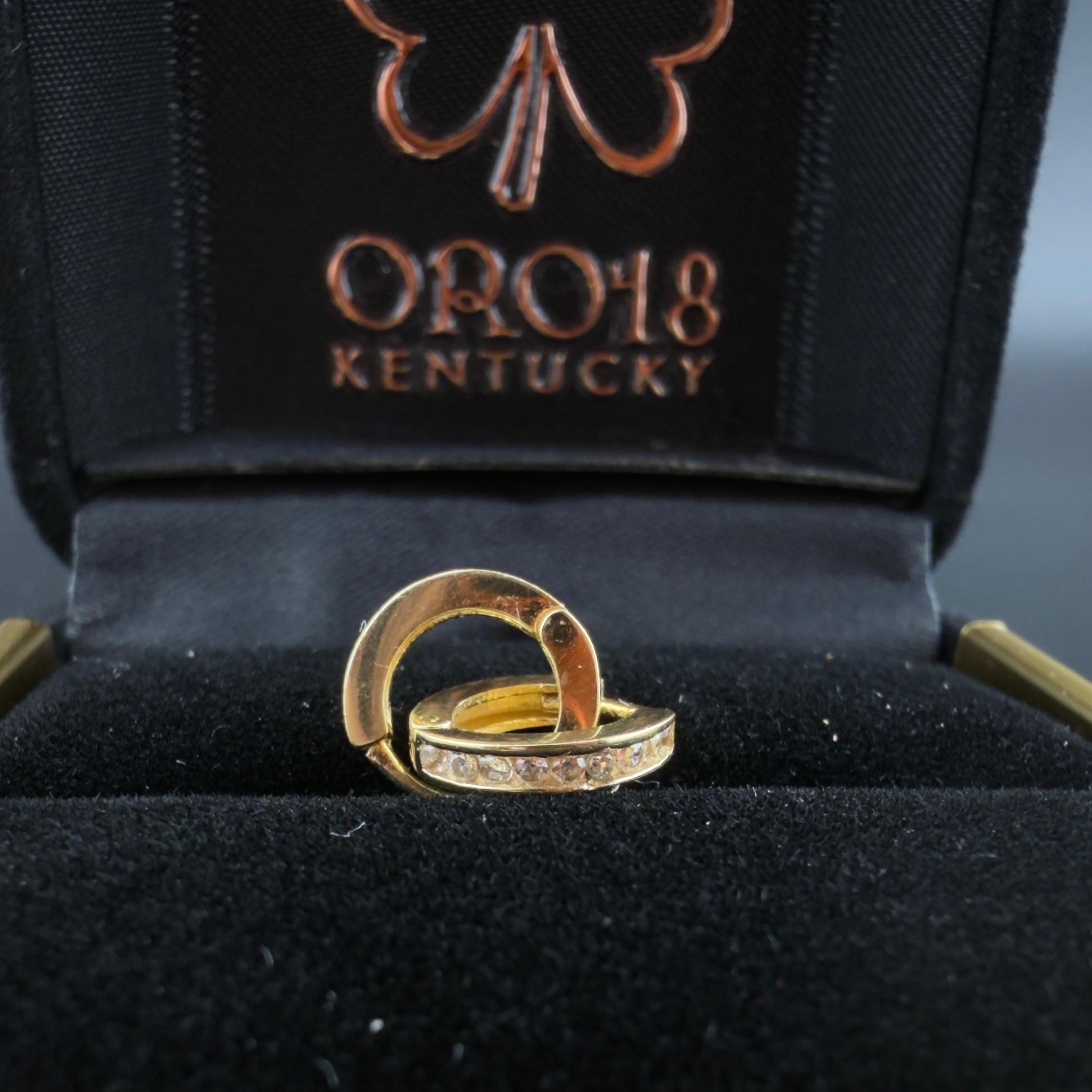 Classic Gold Hoops 18k