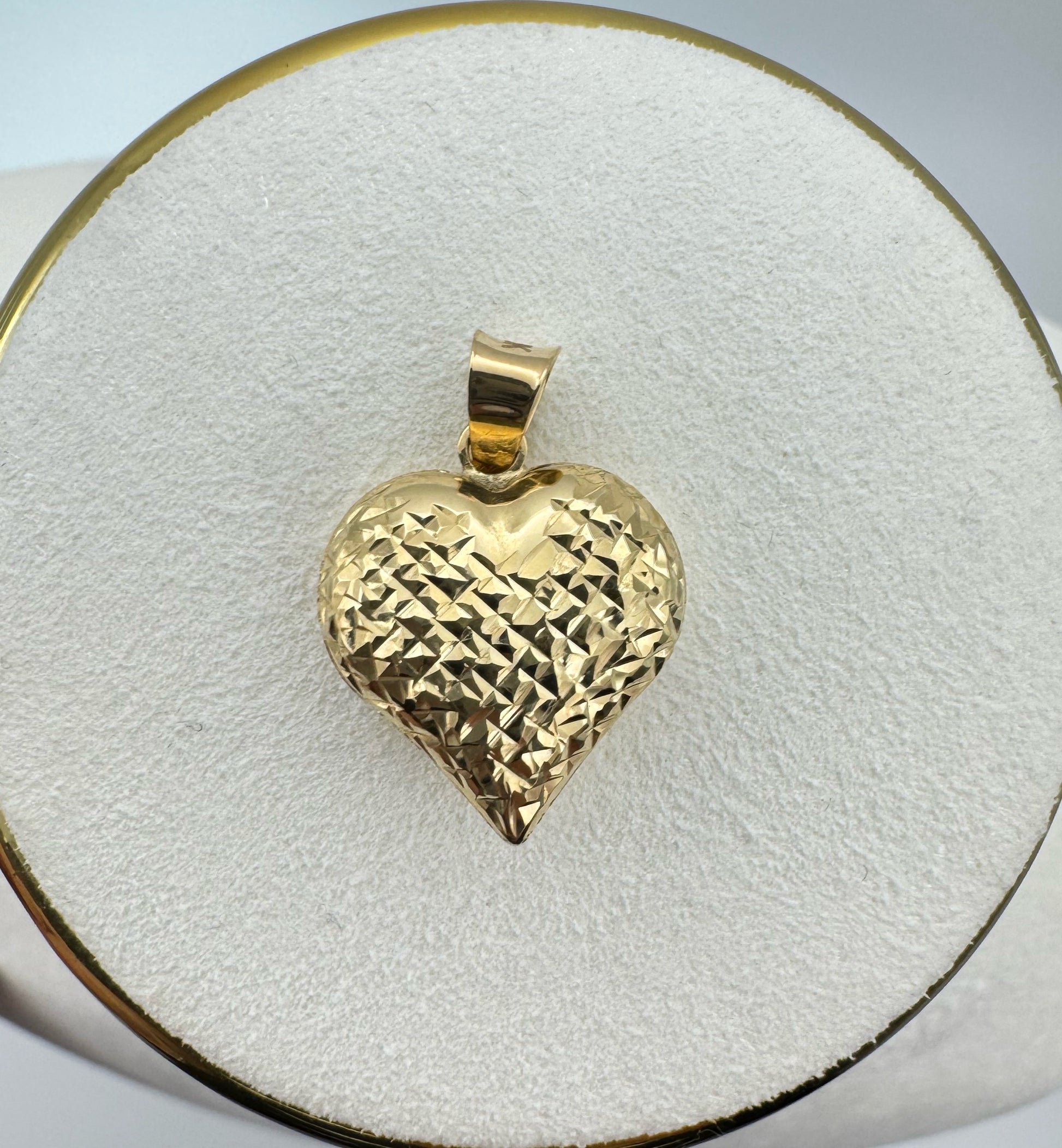 Gold Heart Charm 18k