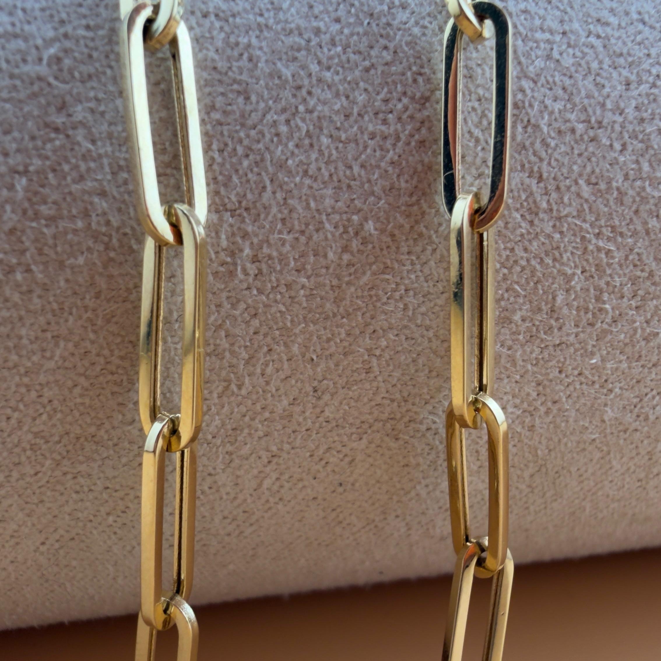 Paperclip Bracelet 18k, 18cm.