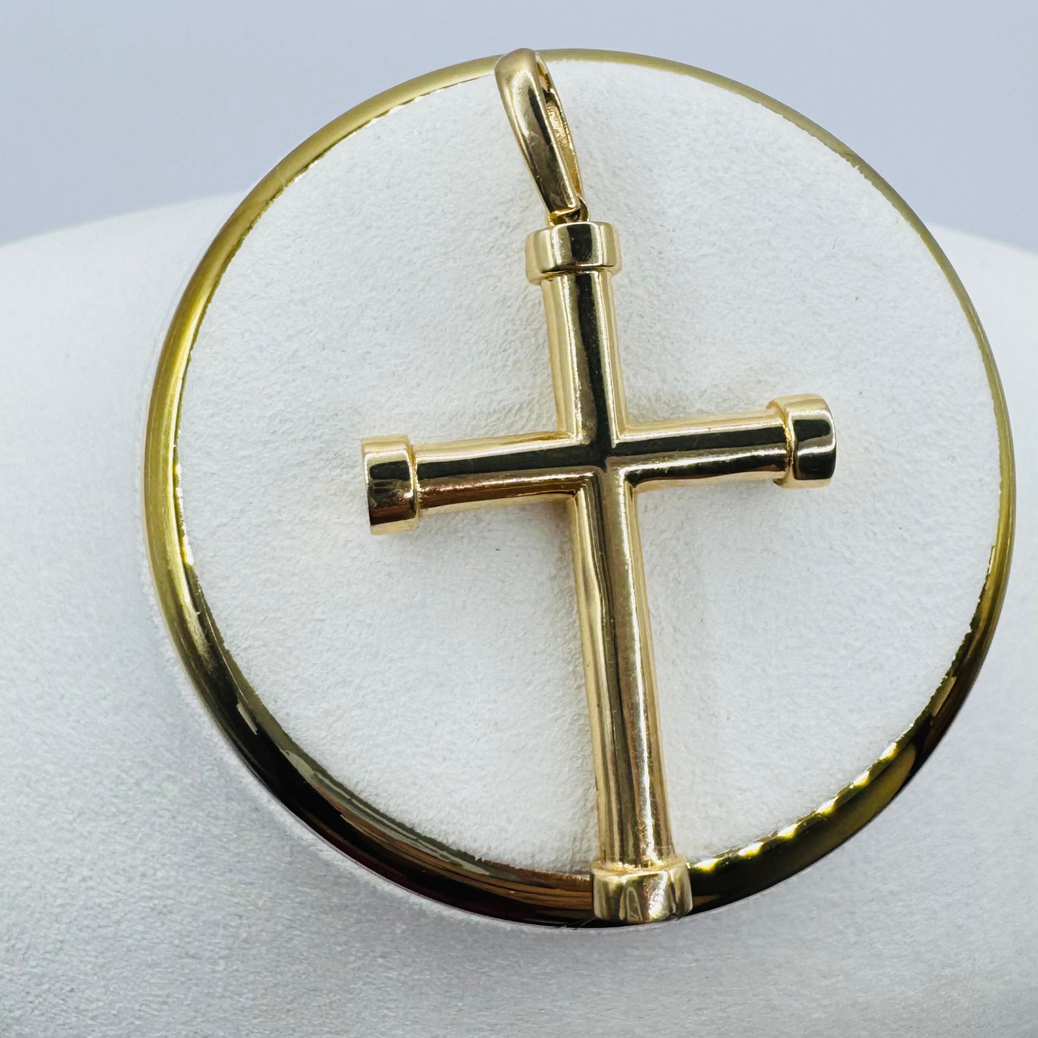 Luxury Cross Charm 18k