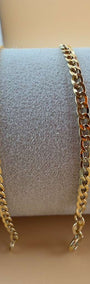 Cubalink Flat Bracelet 18k, 21cm