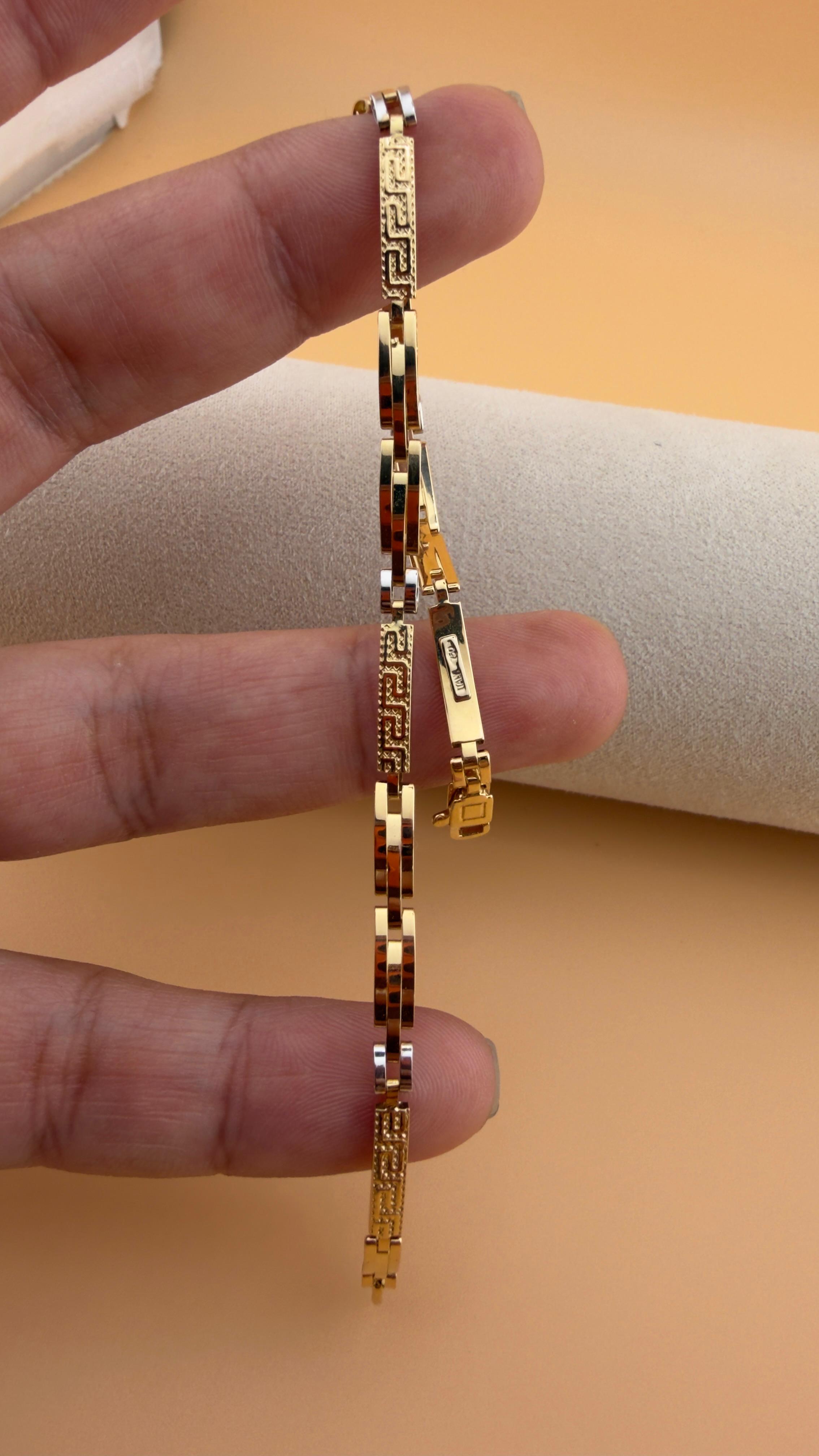 Greek Empire Bracelet 18k, 21cm.