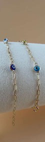 Eyes of Three Colors Bracelet 18k