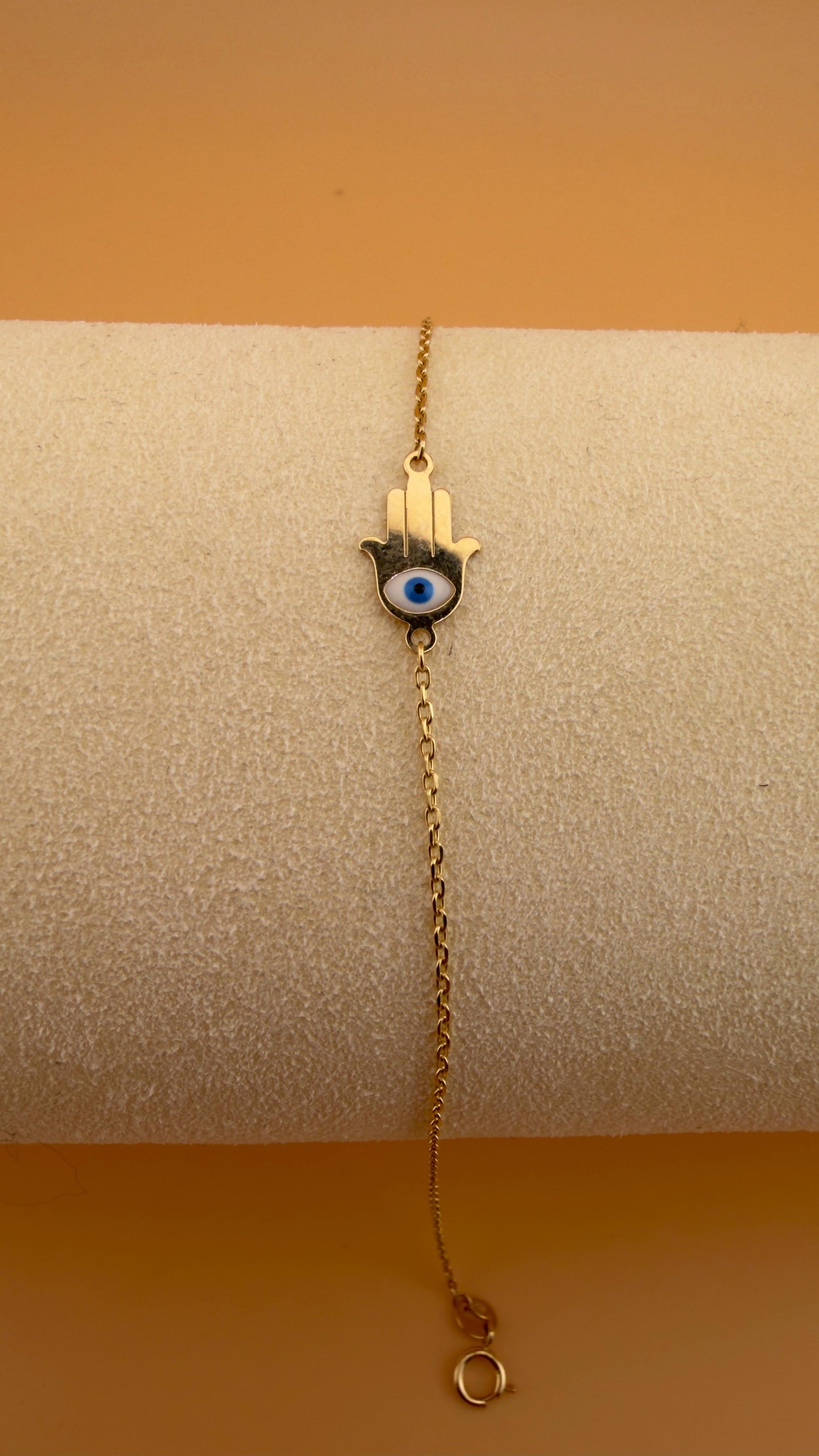 Hand of Fatima Bracelet 18k,18cm.