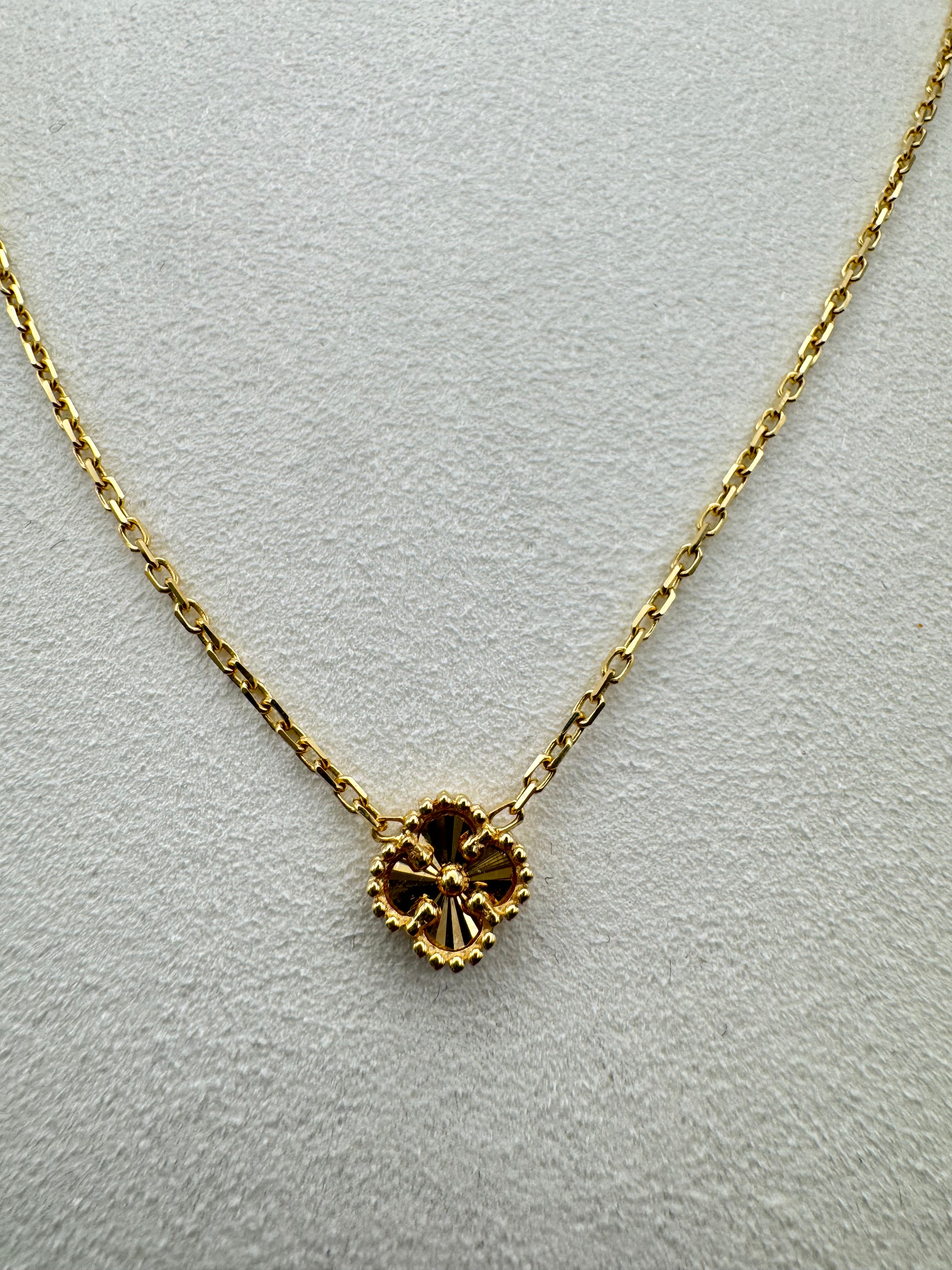 Golden Clover Chain 18k