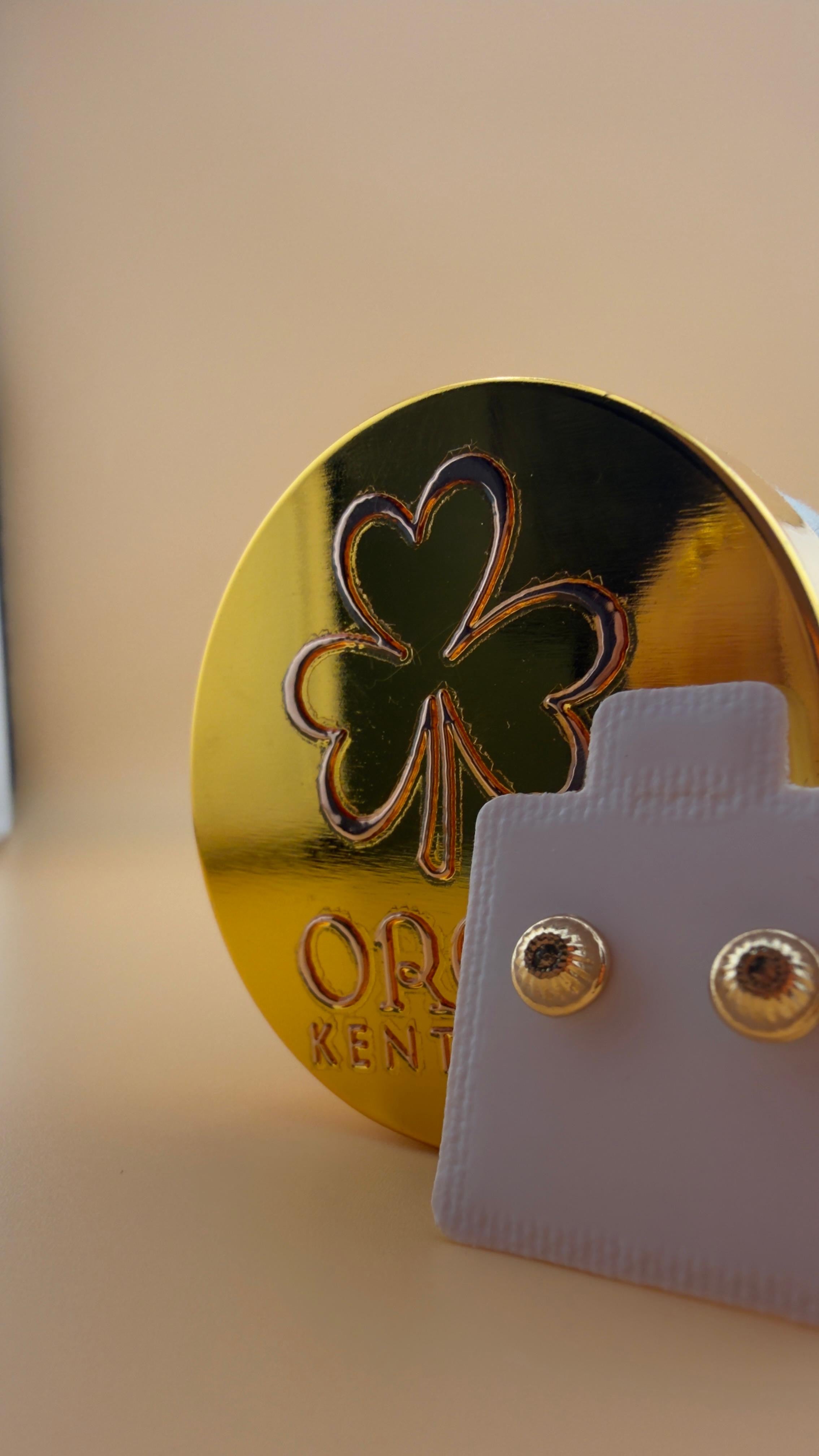 Heart of gold Earring 18k