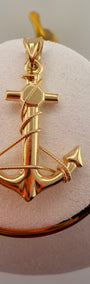 Anchor of Faith Pendant 18k