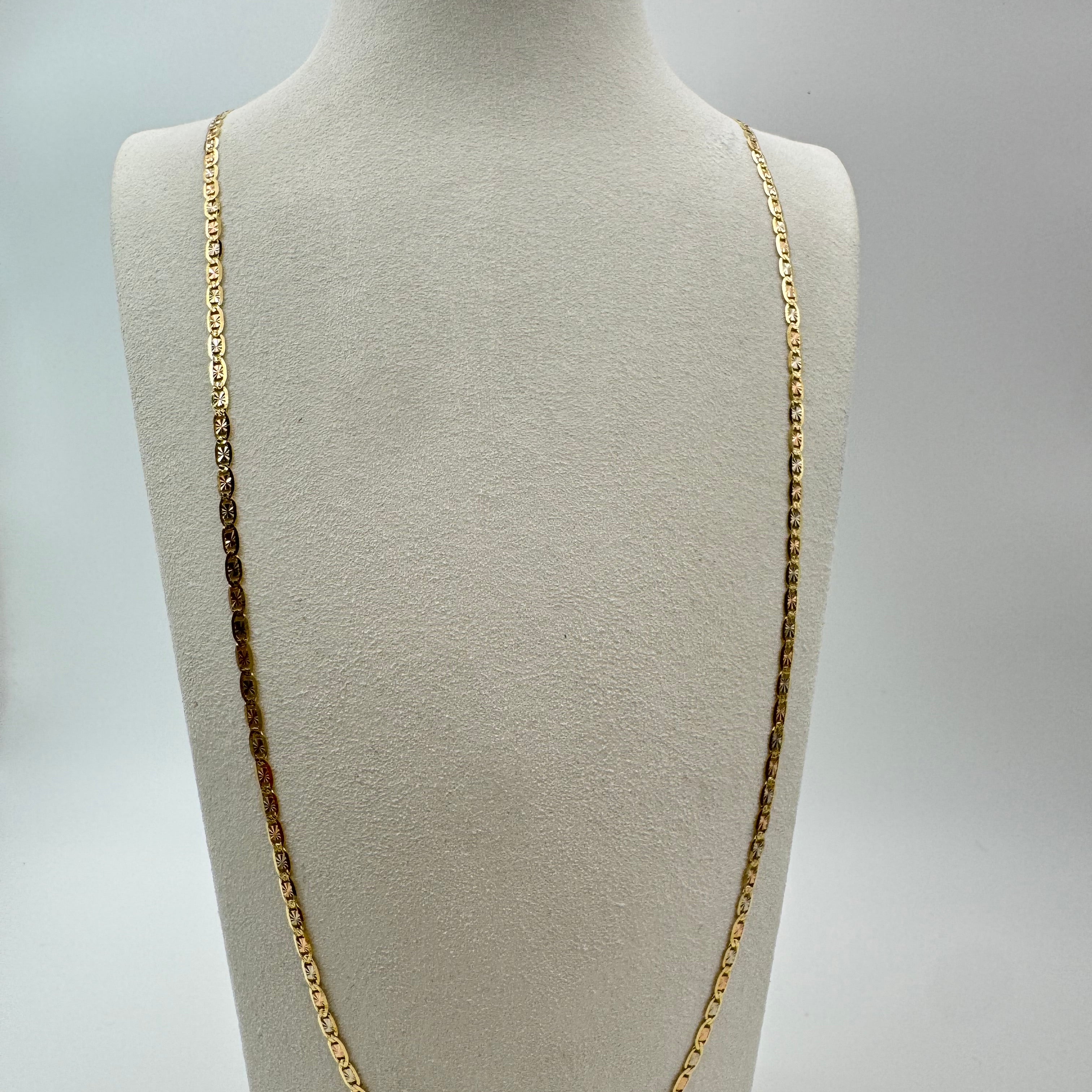 Diamond Chain Three Colors 18k