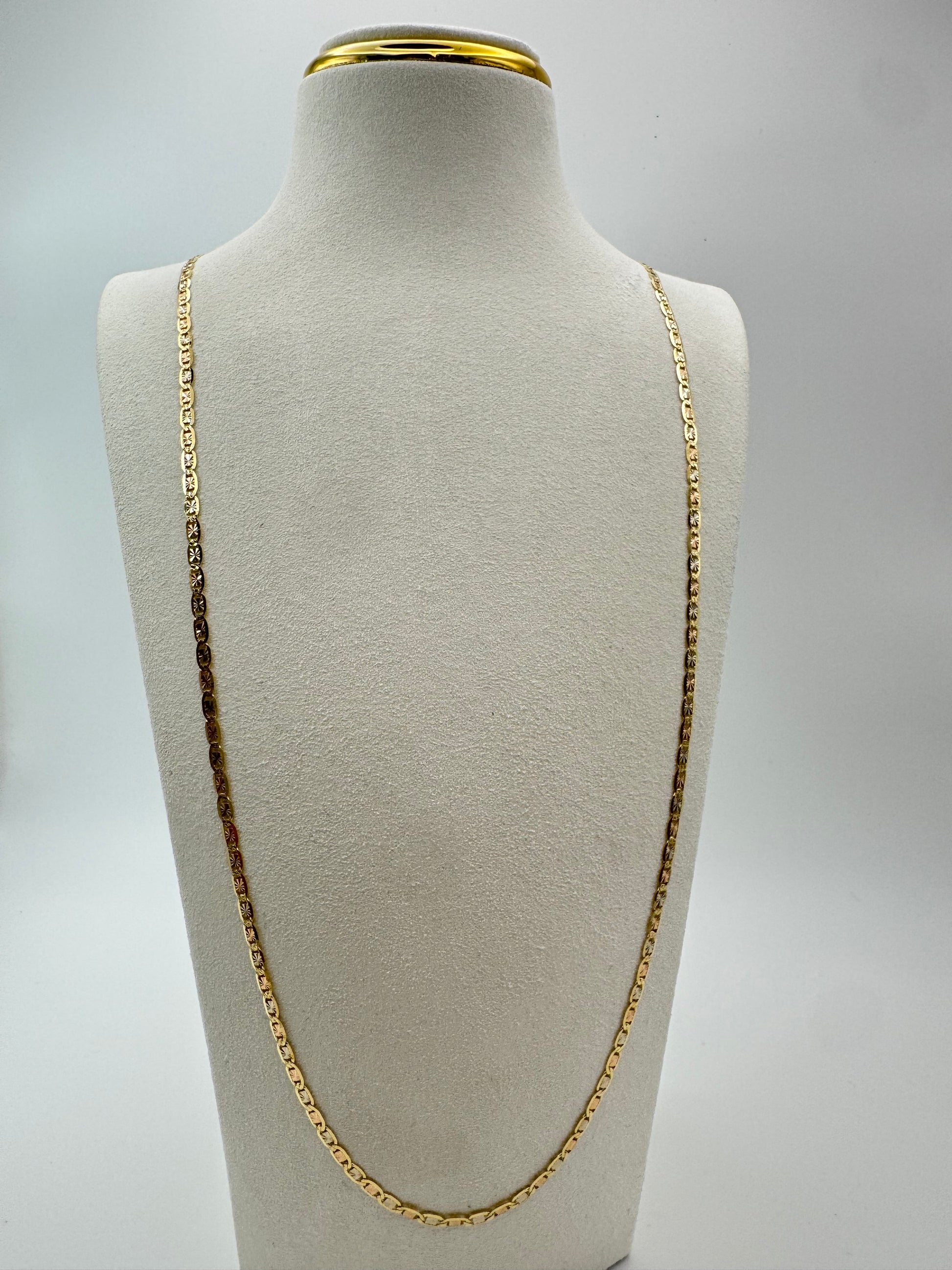Diamond Chain Three Colors 18k