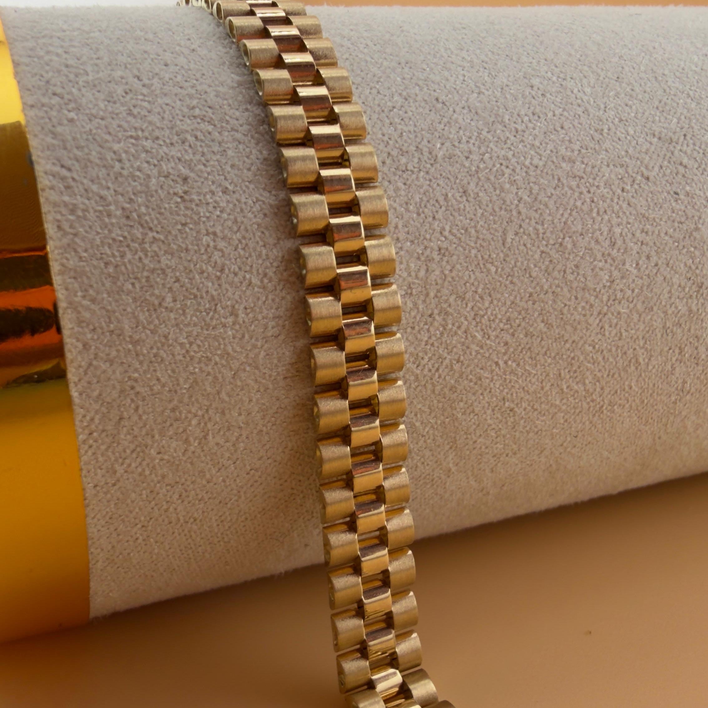 Luxe Presidential Bracelet 18k, 21cm.