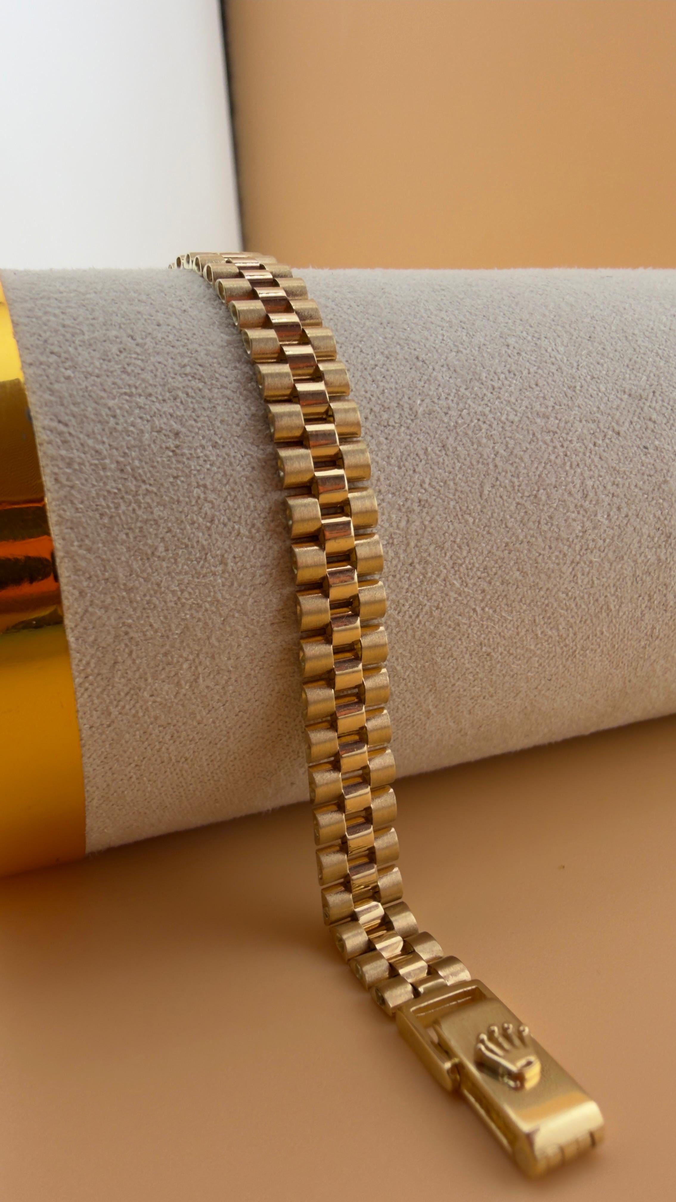Luxe Presidential Bracelet 18k, 21cm.