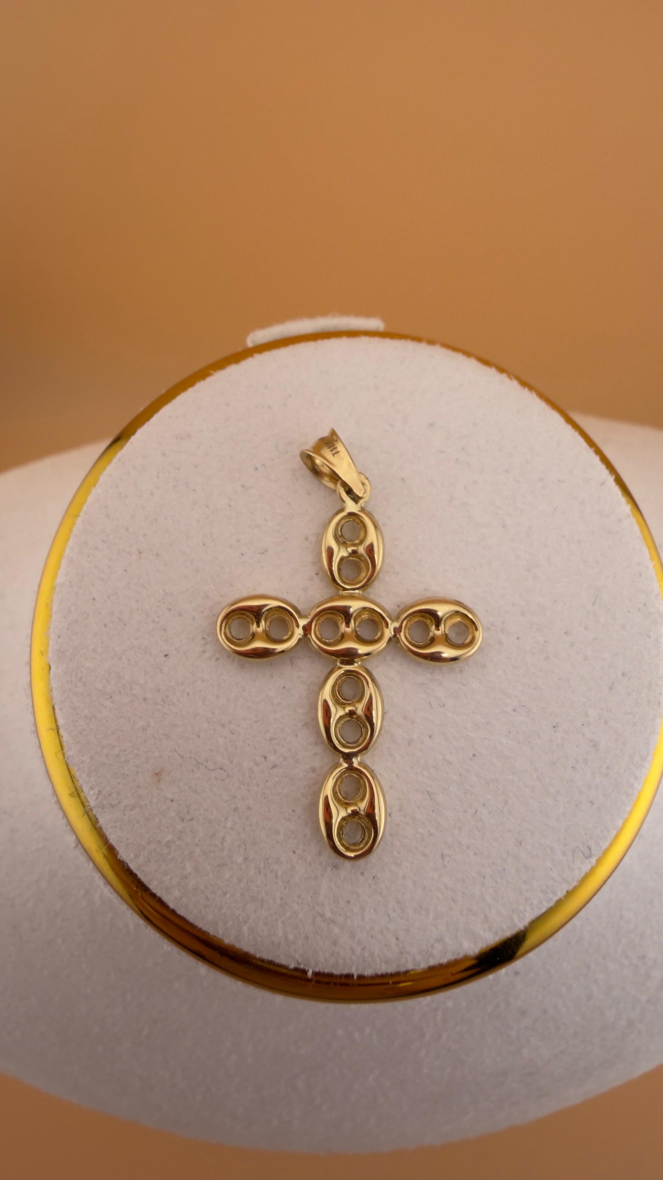 Double-G Pendant 18k.