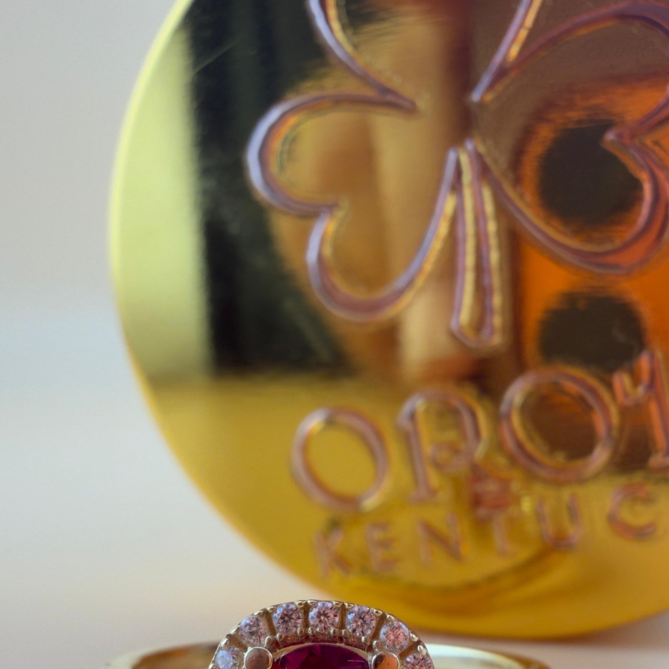 Fuchsia Ring 18k #8
