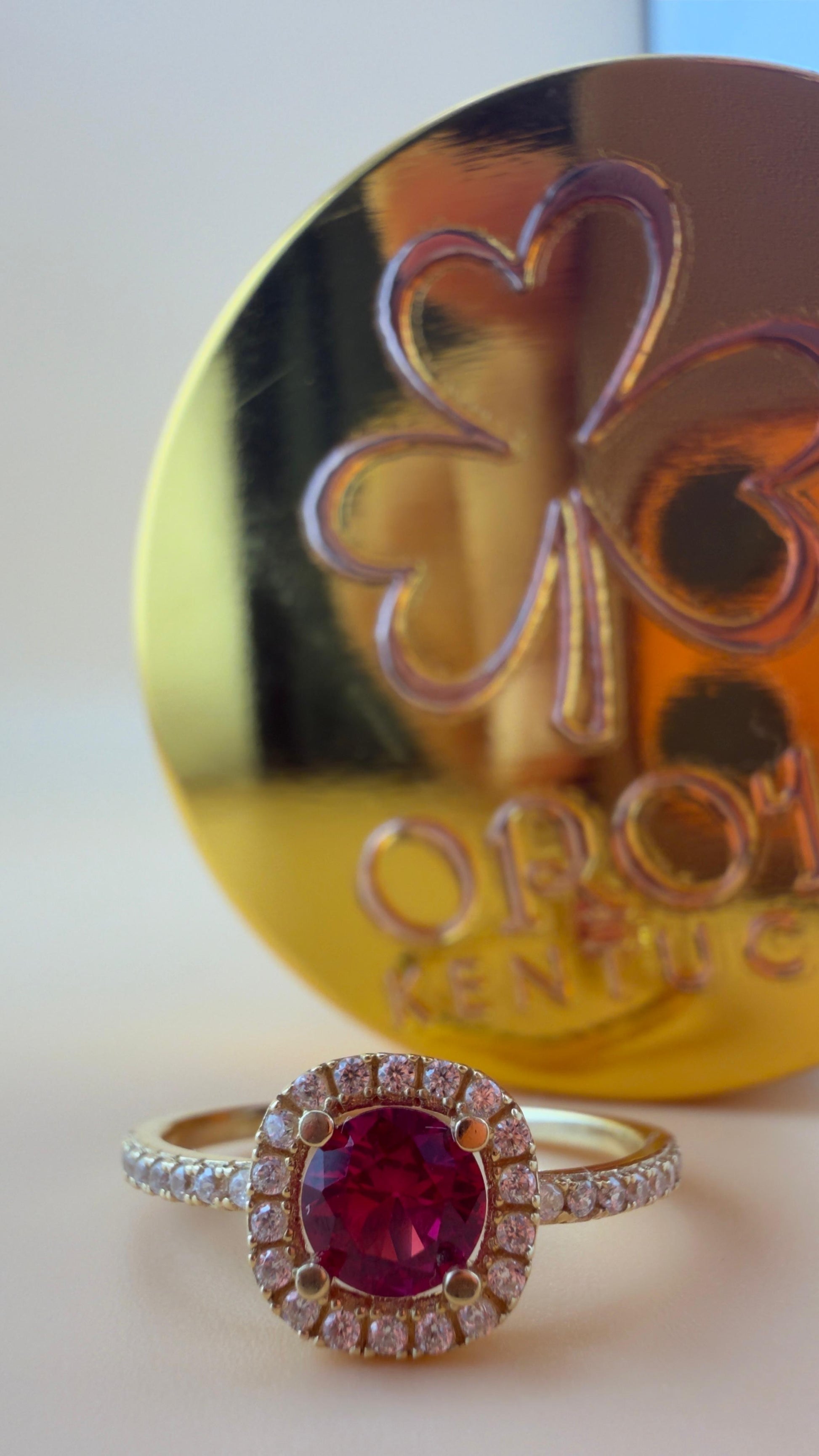 Fuchsia Ring 18k #8