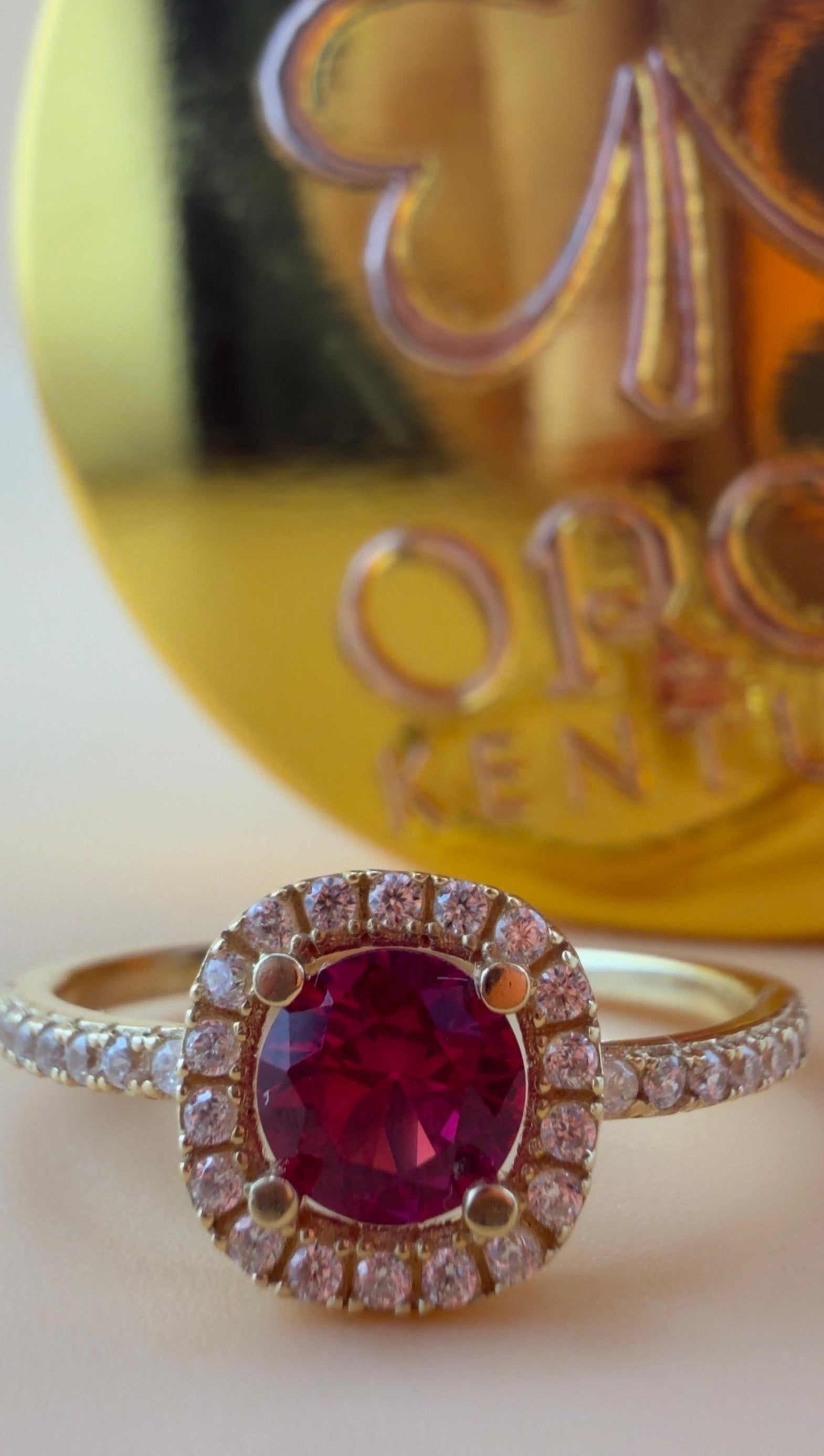 Fuchsia Ring 18k #8
