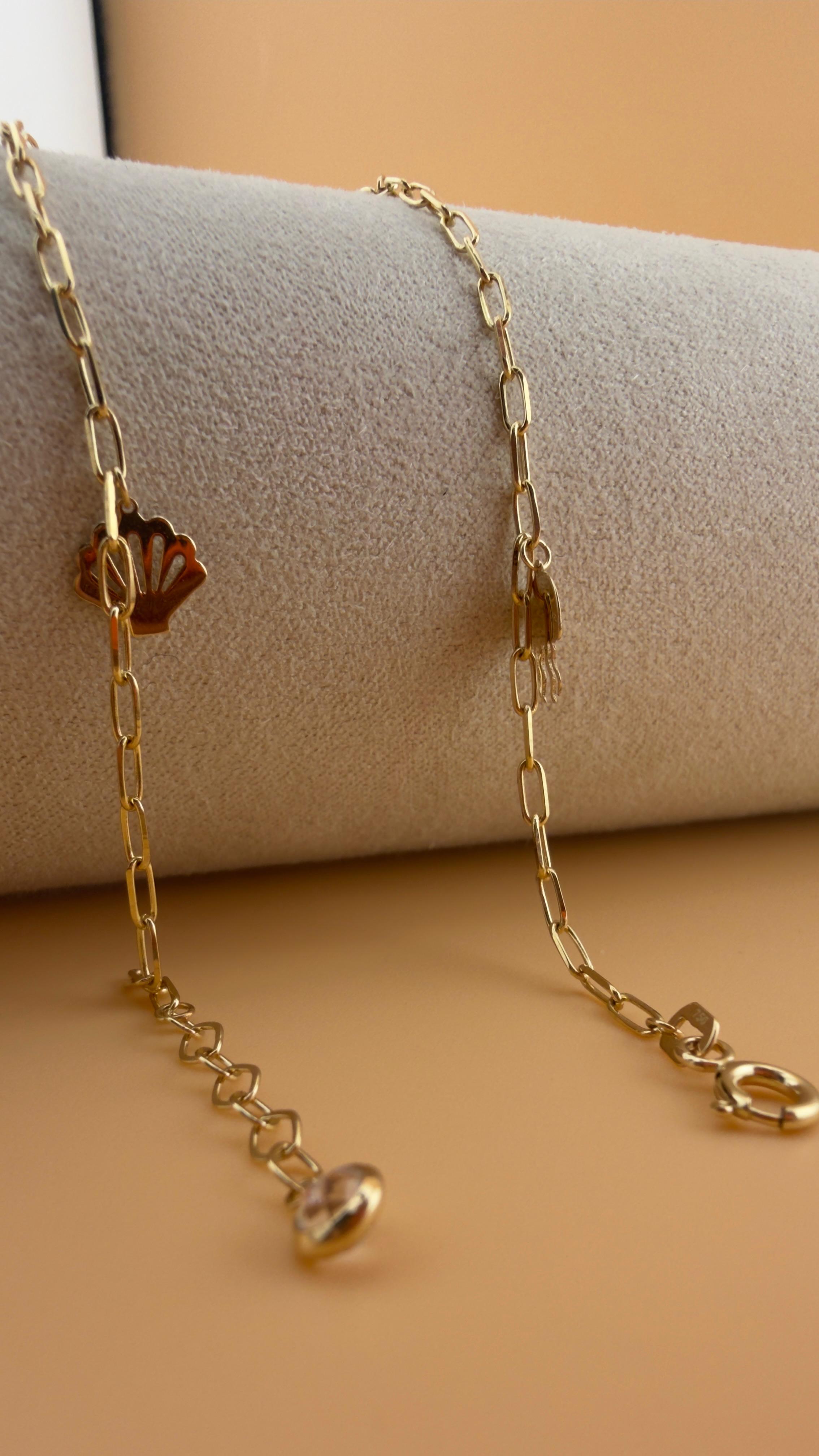 The Sea Anklets 18k.
