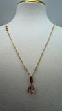Infinity Teardrop Chain 18k 45cm
