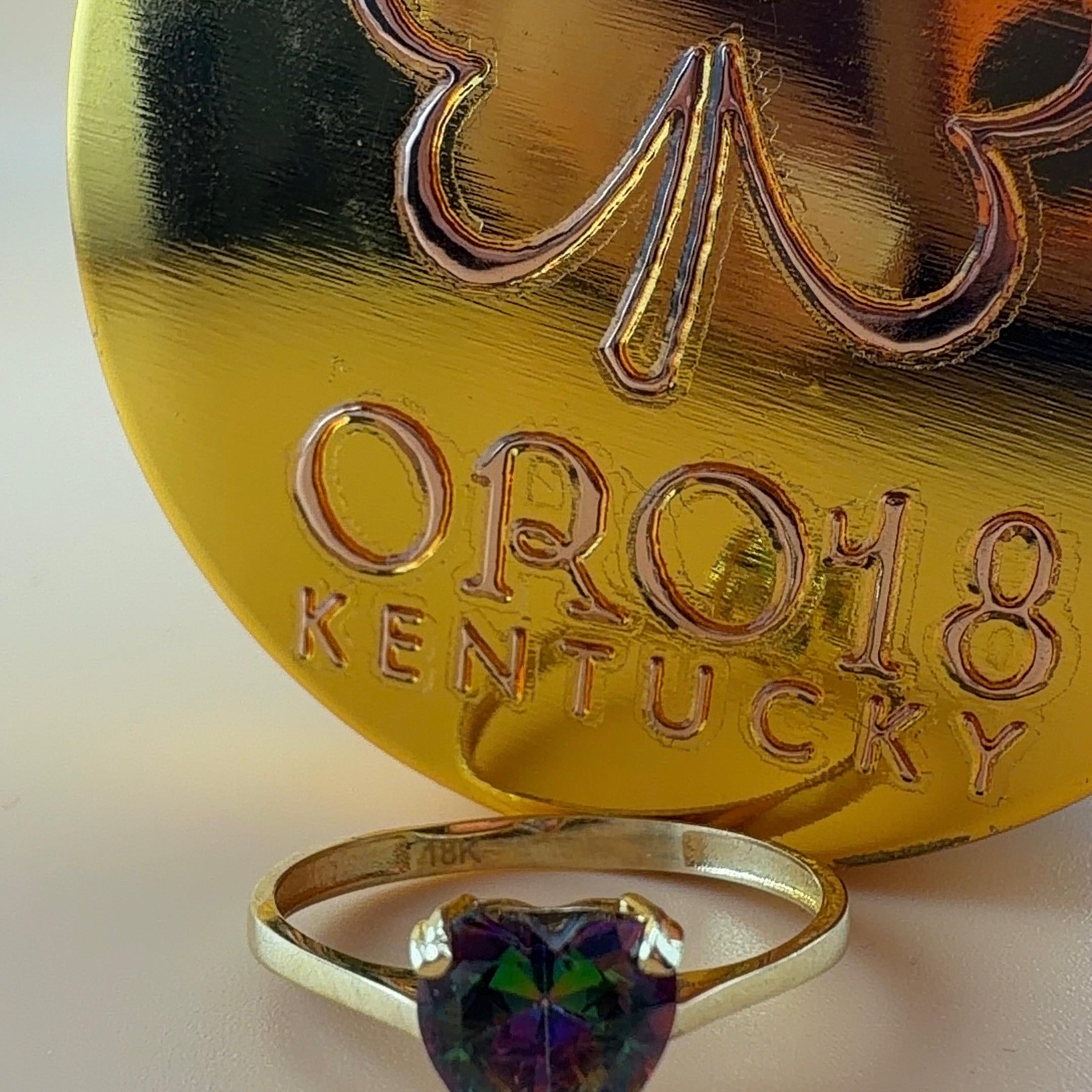 Heart of the Sea Ring 18k #8