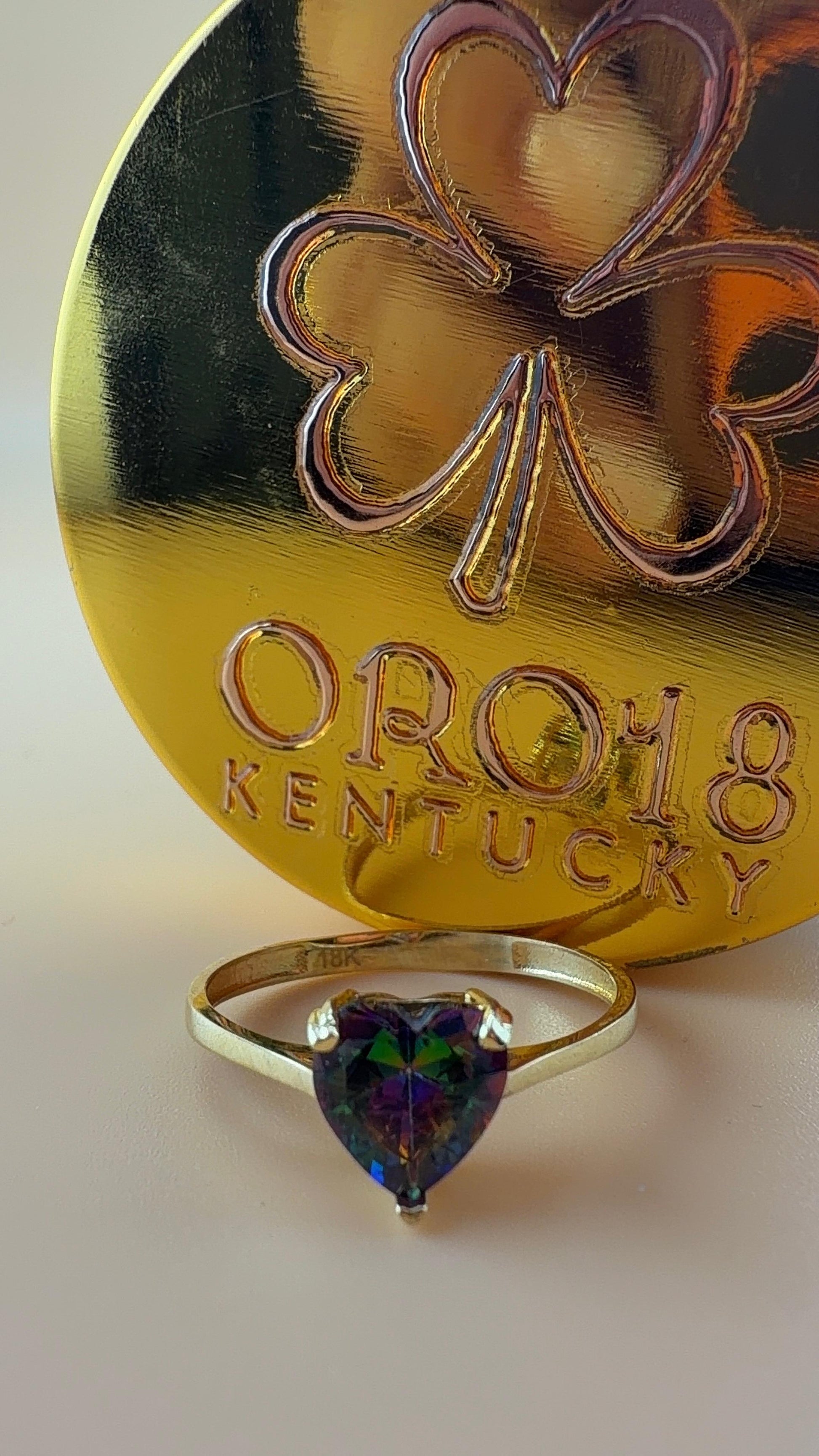Heart of the Sea Ring 18k #8