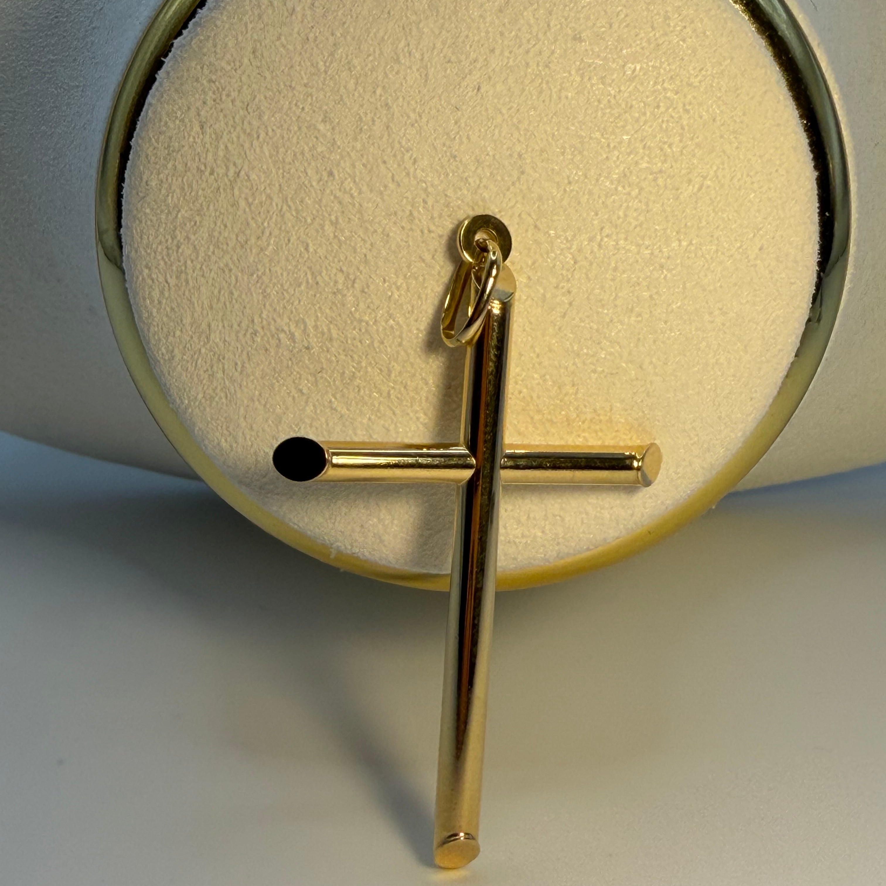 Cross Play Pendant 18k