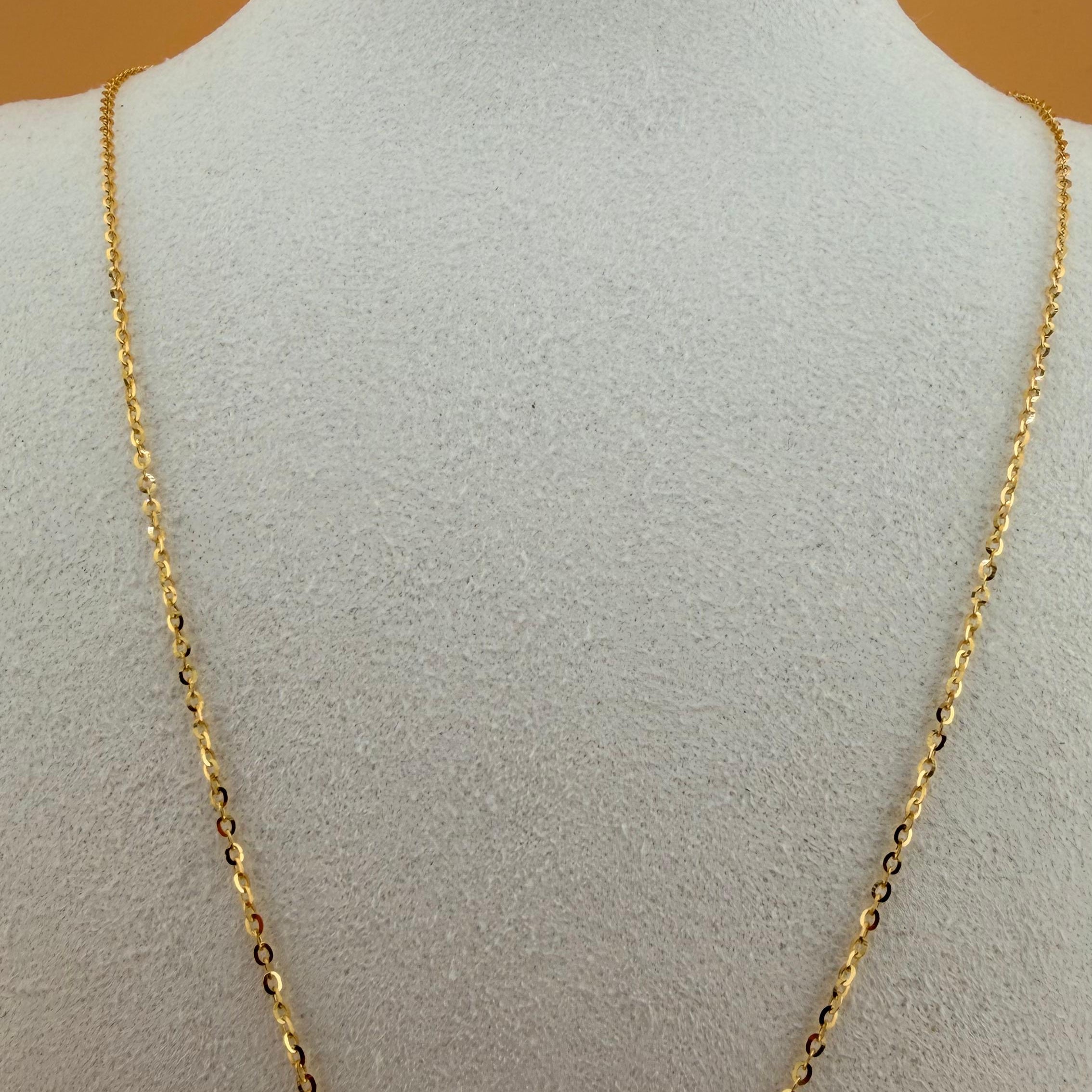 Mirror-Style Chain 18k. 50cm