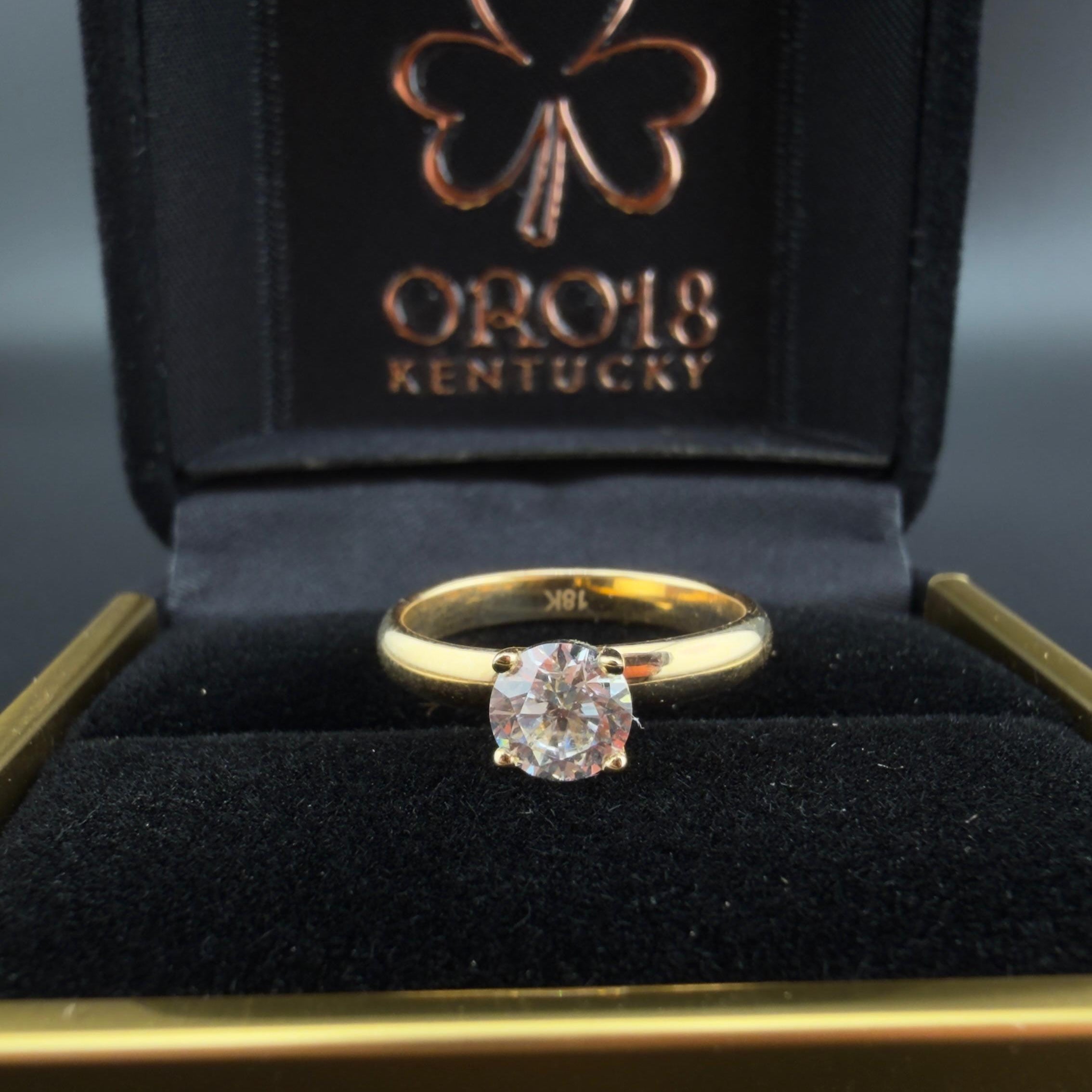 Solitary Ring 18k, 5,6,7.