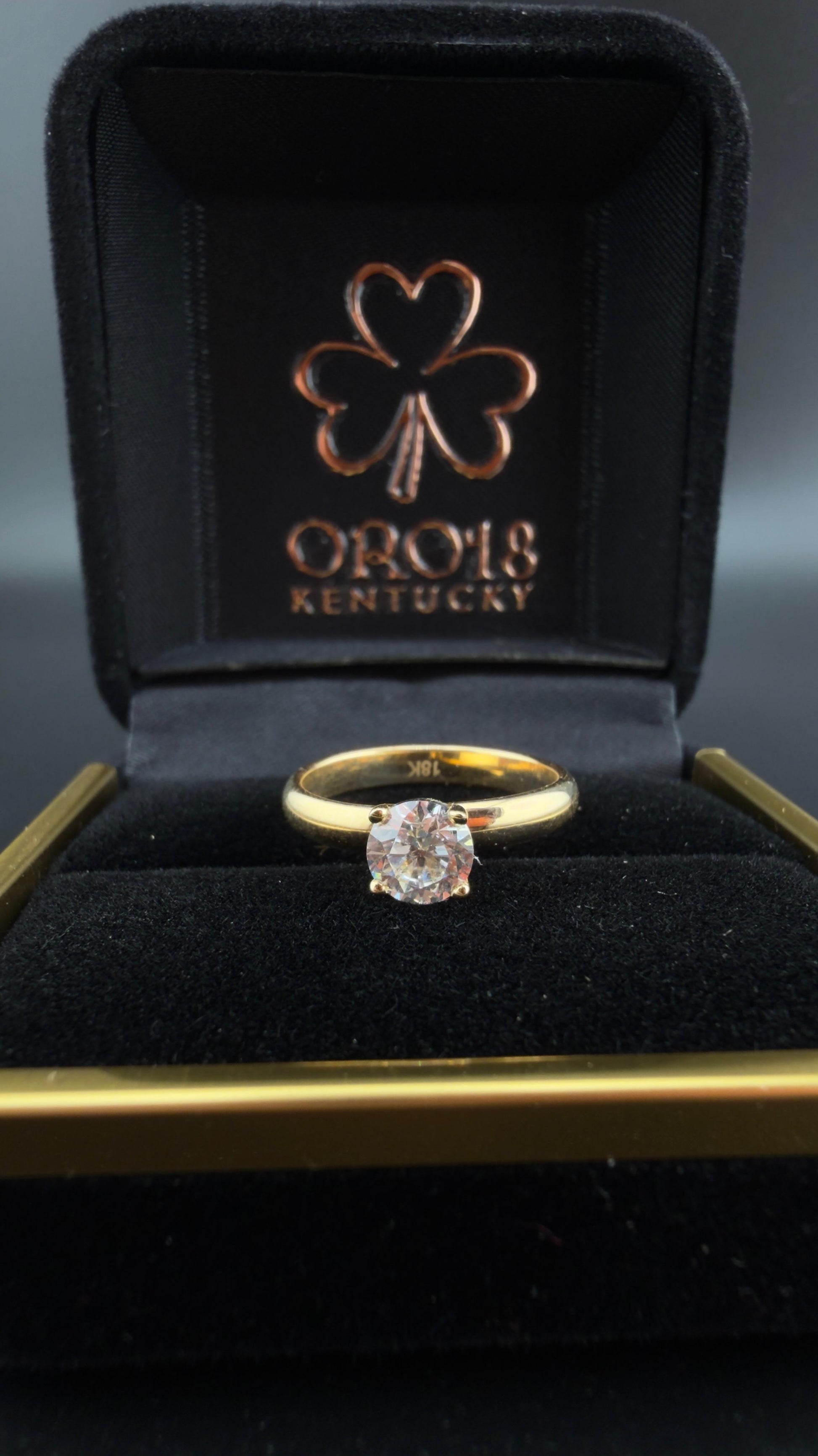 Solitary Ring 18k, 5,6,7.
