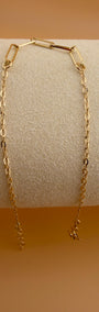 Paperclip Bracelet 18k 18cm