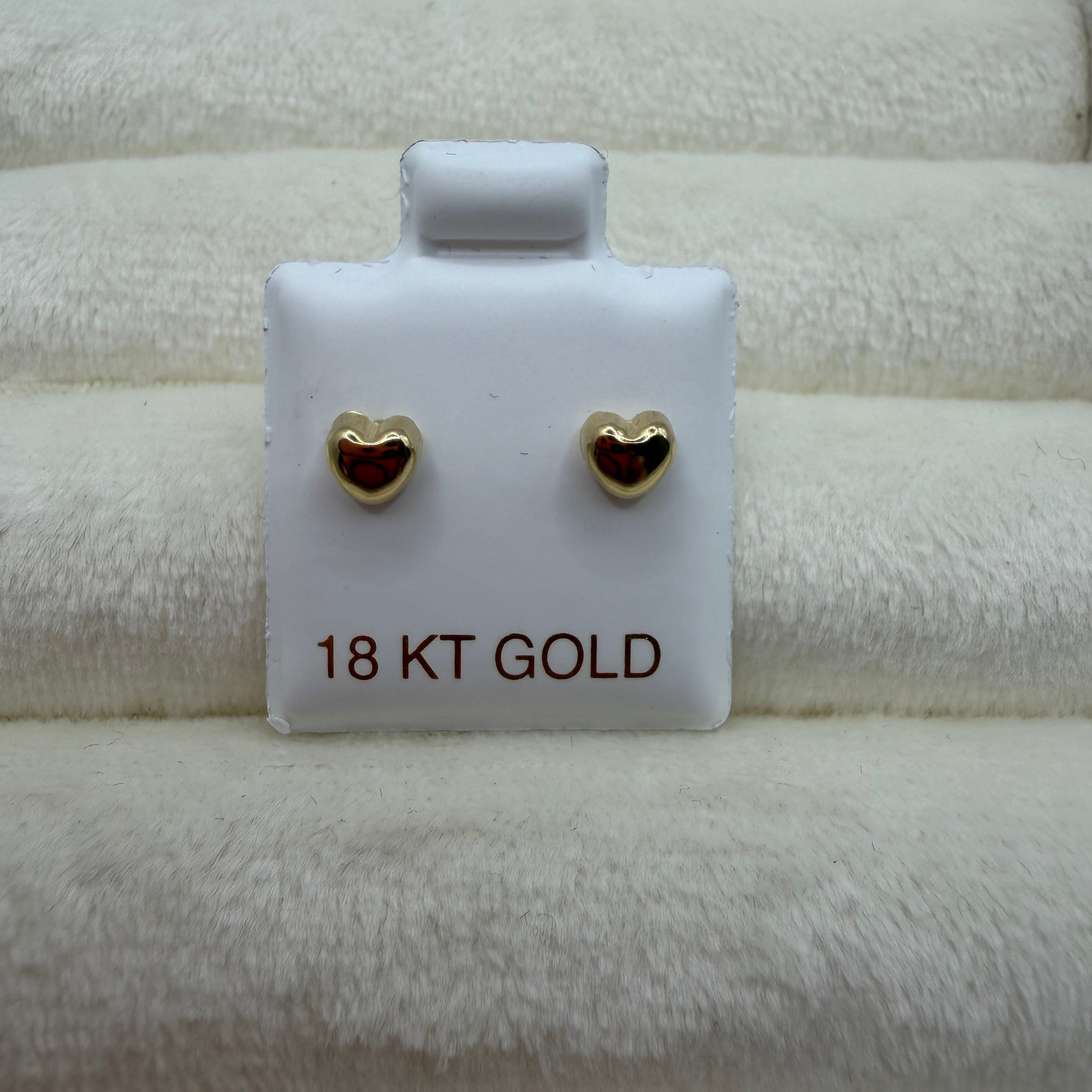 Heart Earrings 18k