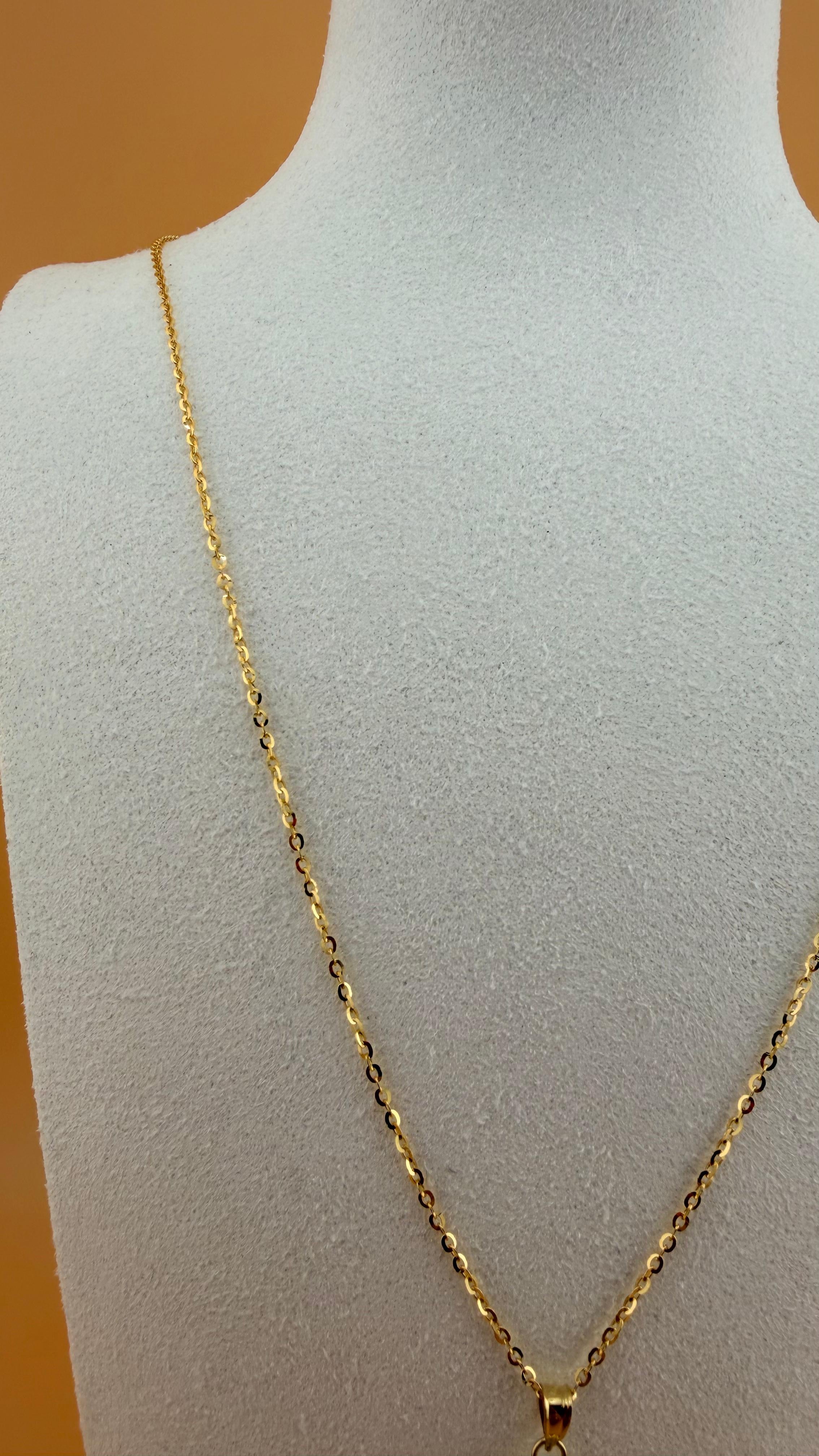 Mirror-Style Chain 18k. 50cm