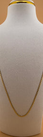 Italian Square Chain 18k, 60cm.