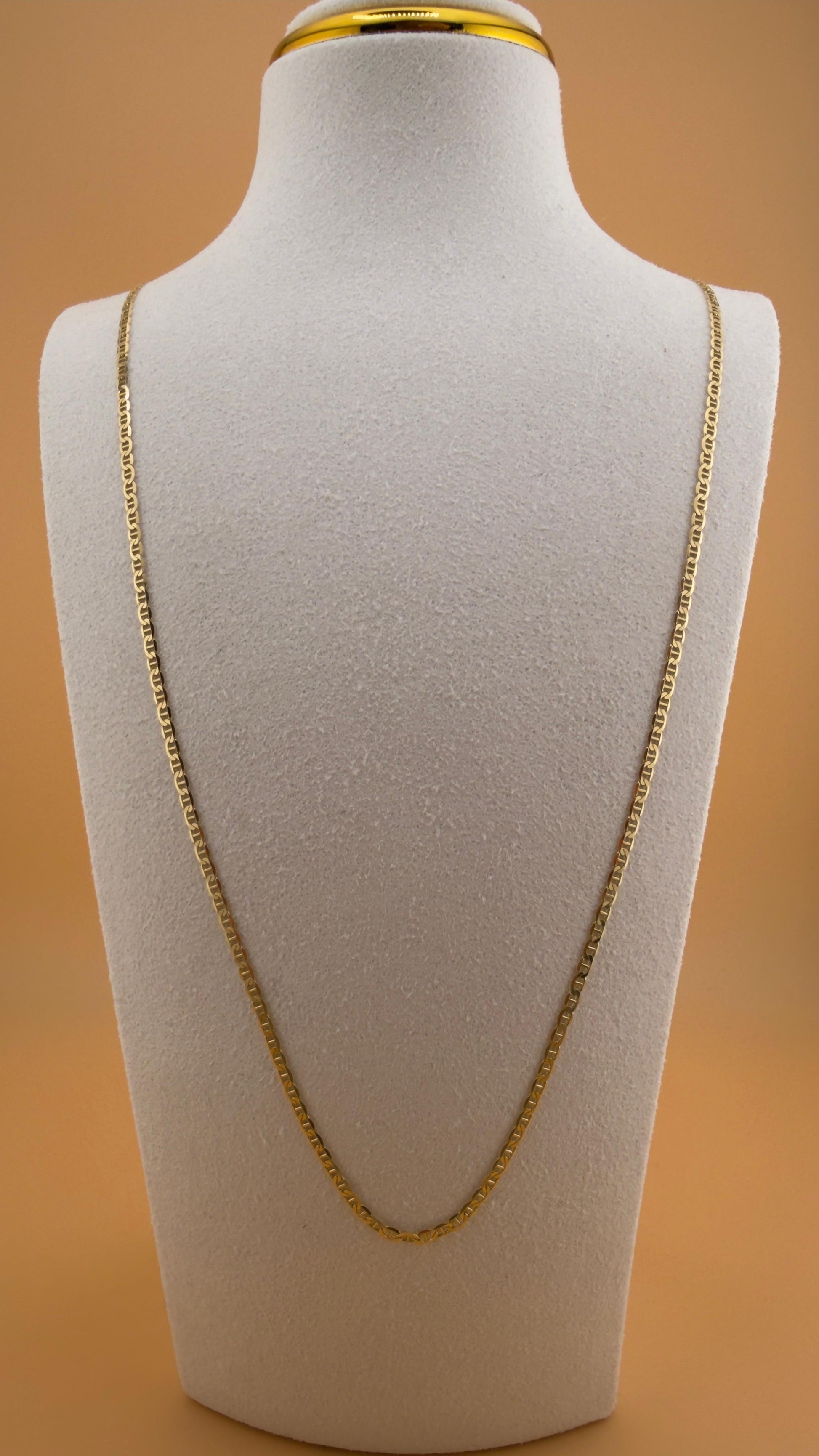 Italian Square Chain 18k, 60cm.