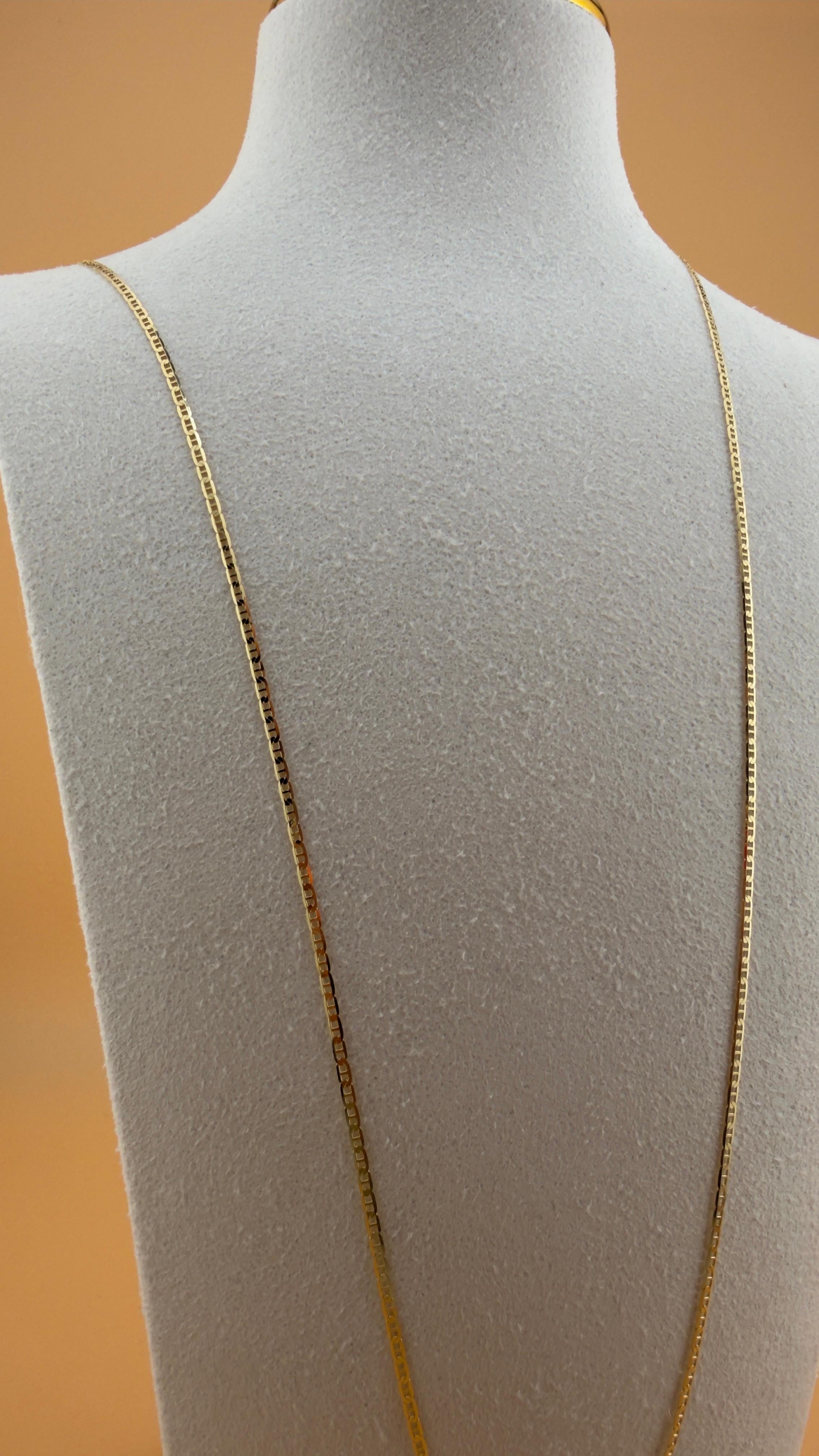 Milano Fine Chain 18k, 60cm.