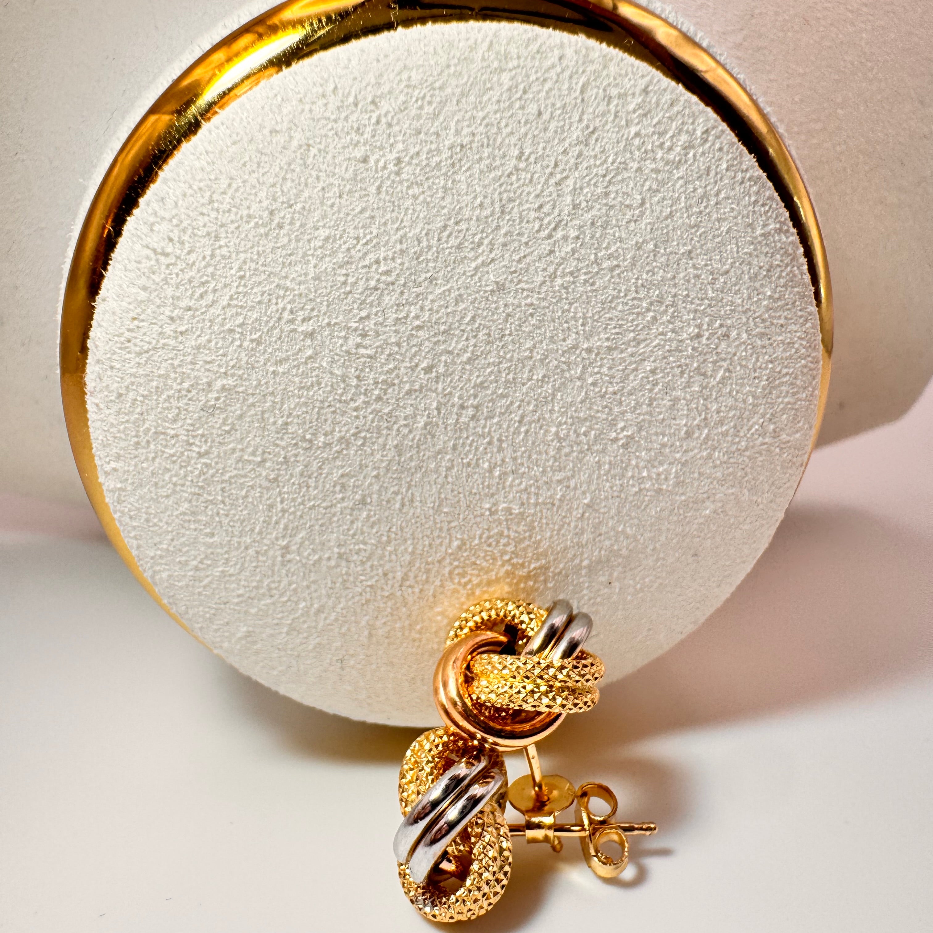 Three Gold Hoops 18k