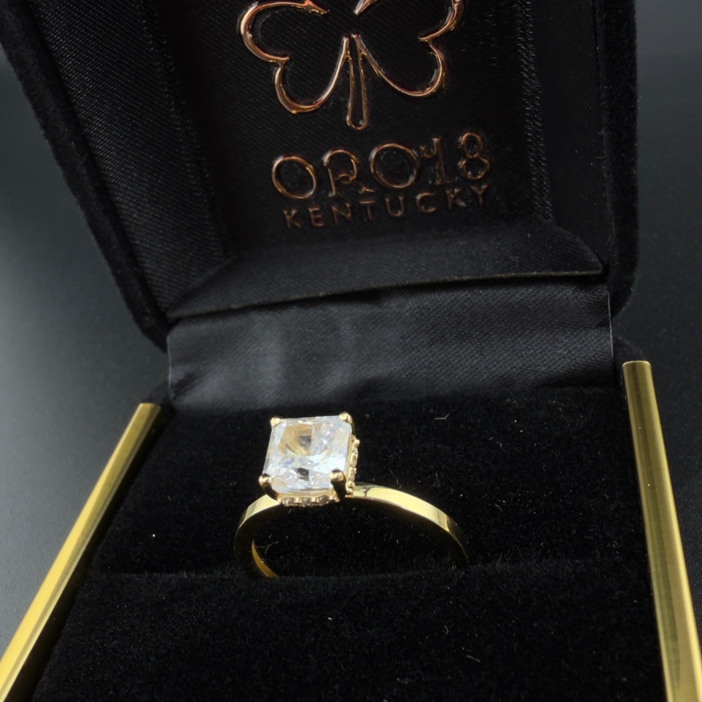 Solitary Diamond Ring 18k, 6,7,8.